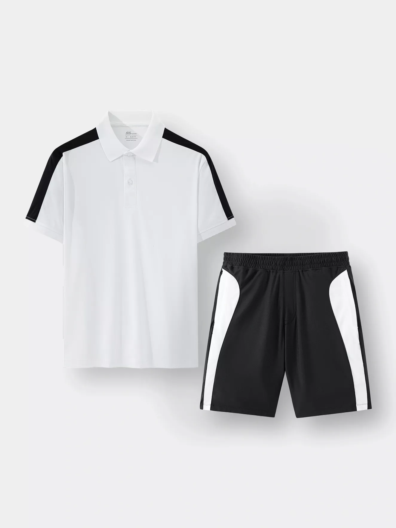 Bộ Quần Áo Thể Thao Nam 5S Fashion Can Phối Phom Slimfit BAPC24005-BQST24005