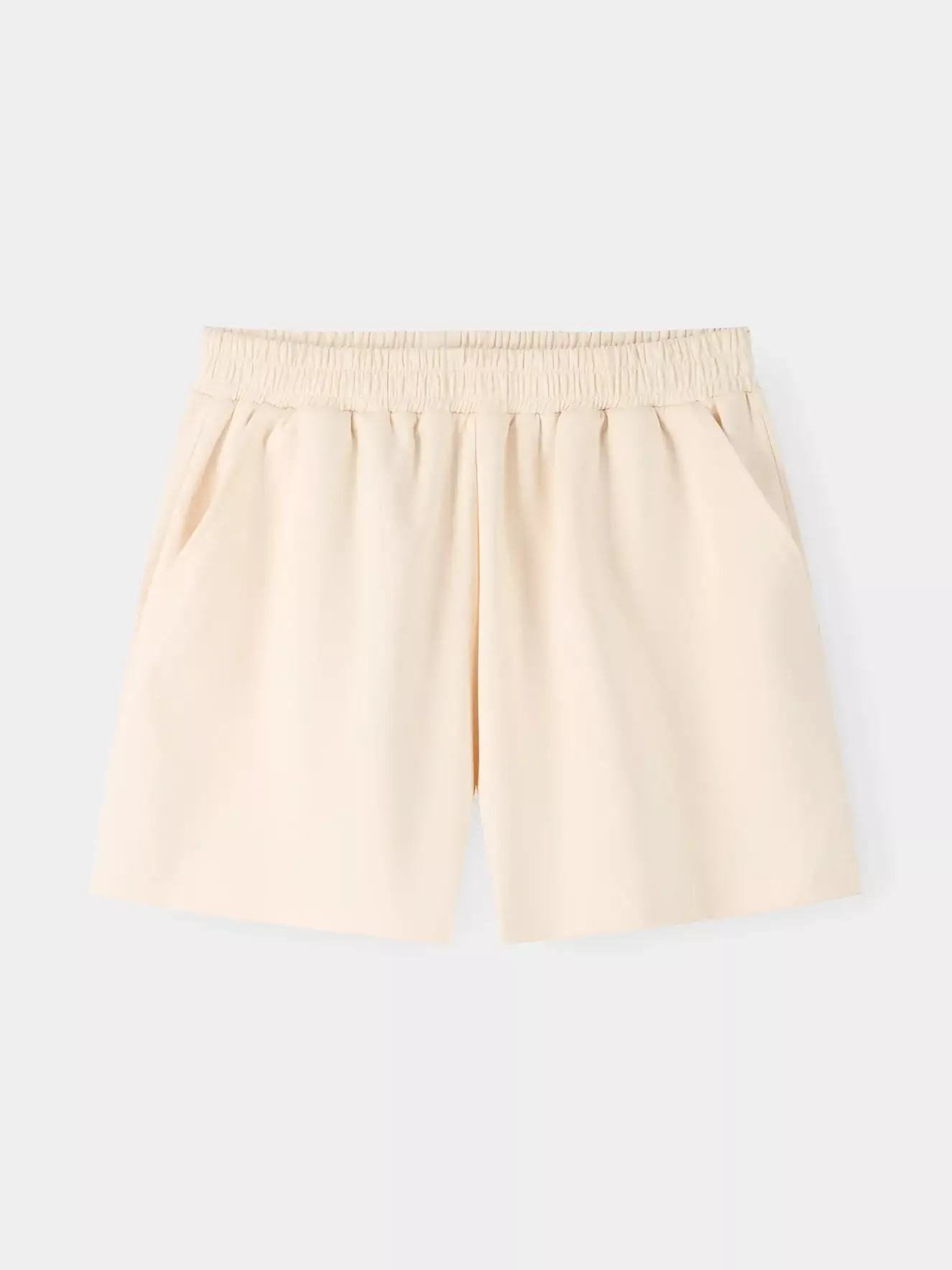 Quần Short Nữ 5S Fashion Cạp Chun Trơn Basic WBQSC26009