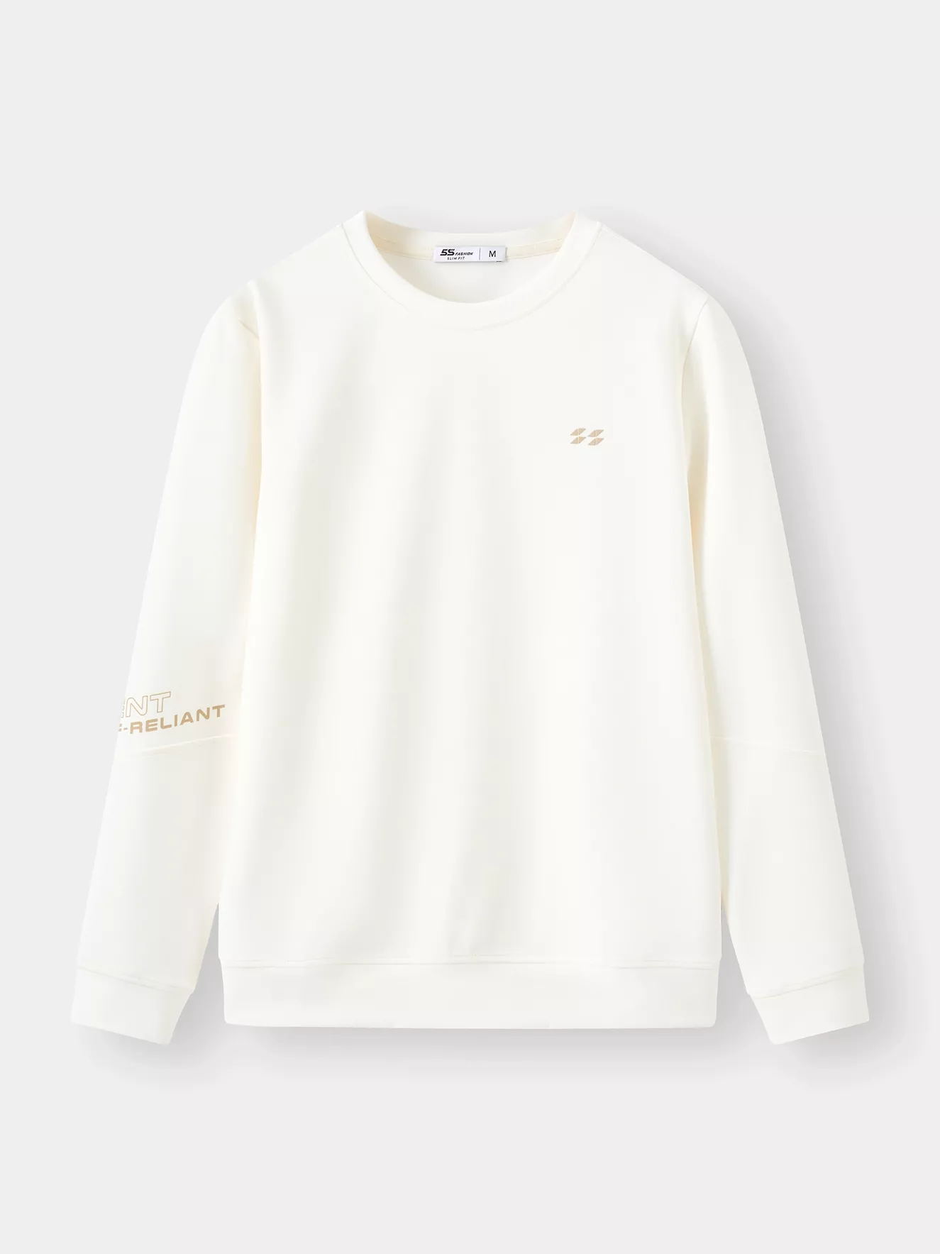 Áo Nỉ Nam 5S Fashion In Tay Phom Slimfit MBANI25003