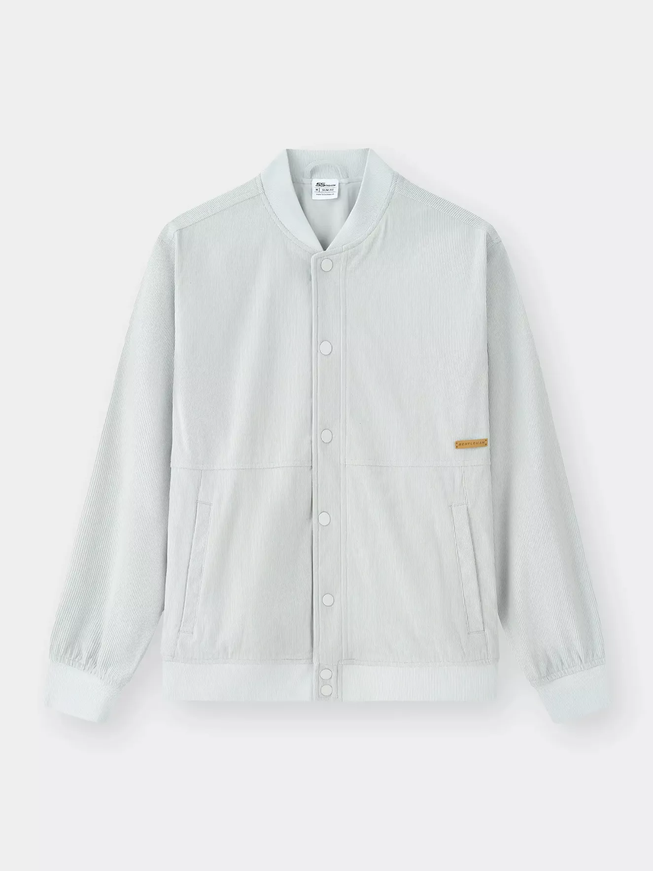 Áo Khoác Bomber Nam 5S Fashion Nỉ Nhung Phom Slimfit M0AKB25009