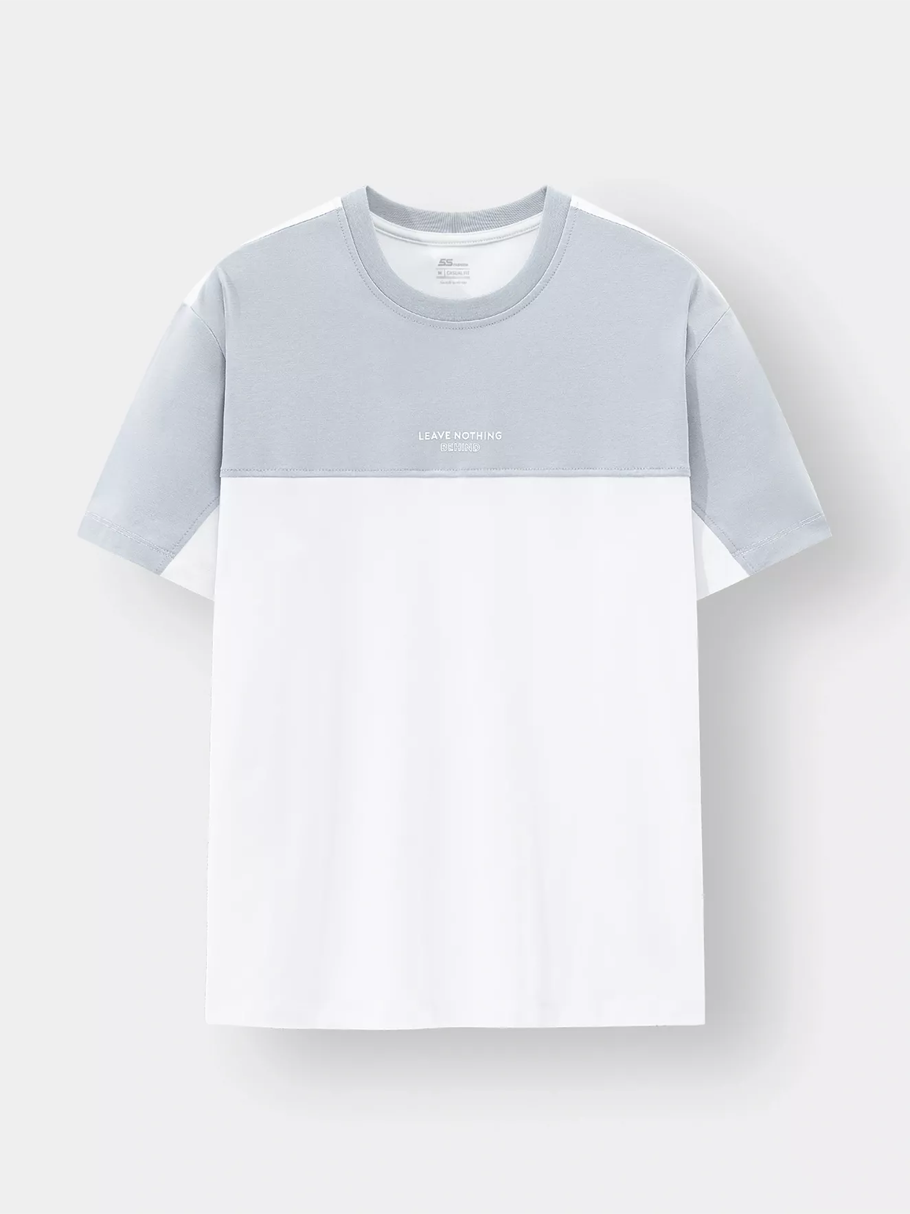 Áo Thun Nam Ngắn Tay 5S Fashion Can Phối Phom Casual ATS24014