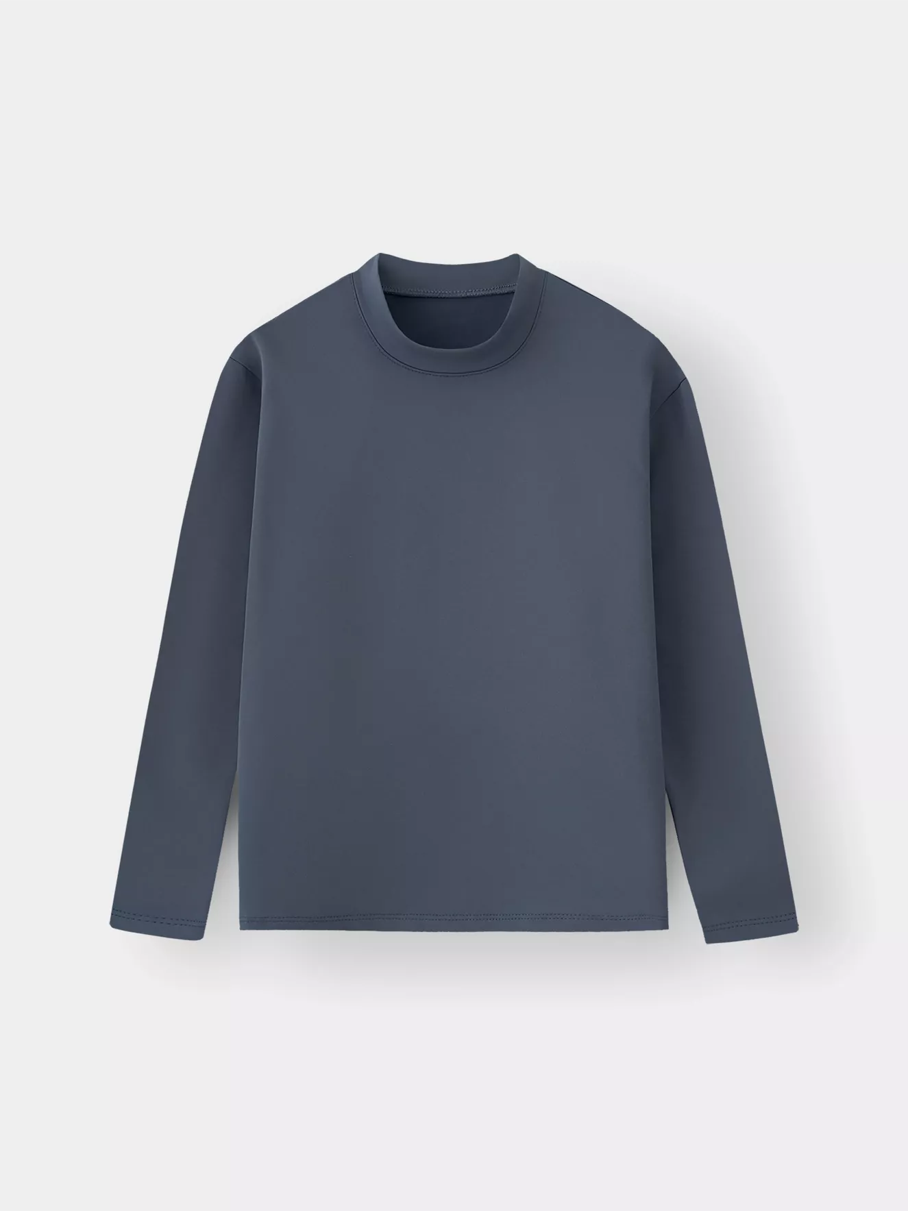 Áo Giữ Nhiệt Cổ 3 Phân Cho Bé Trai Bé Gái HEAT-TECH Extra-warm Lót Bông Nỉ K0AGN25006