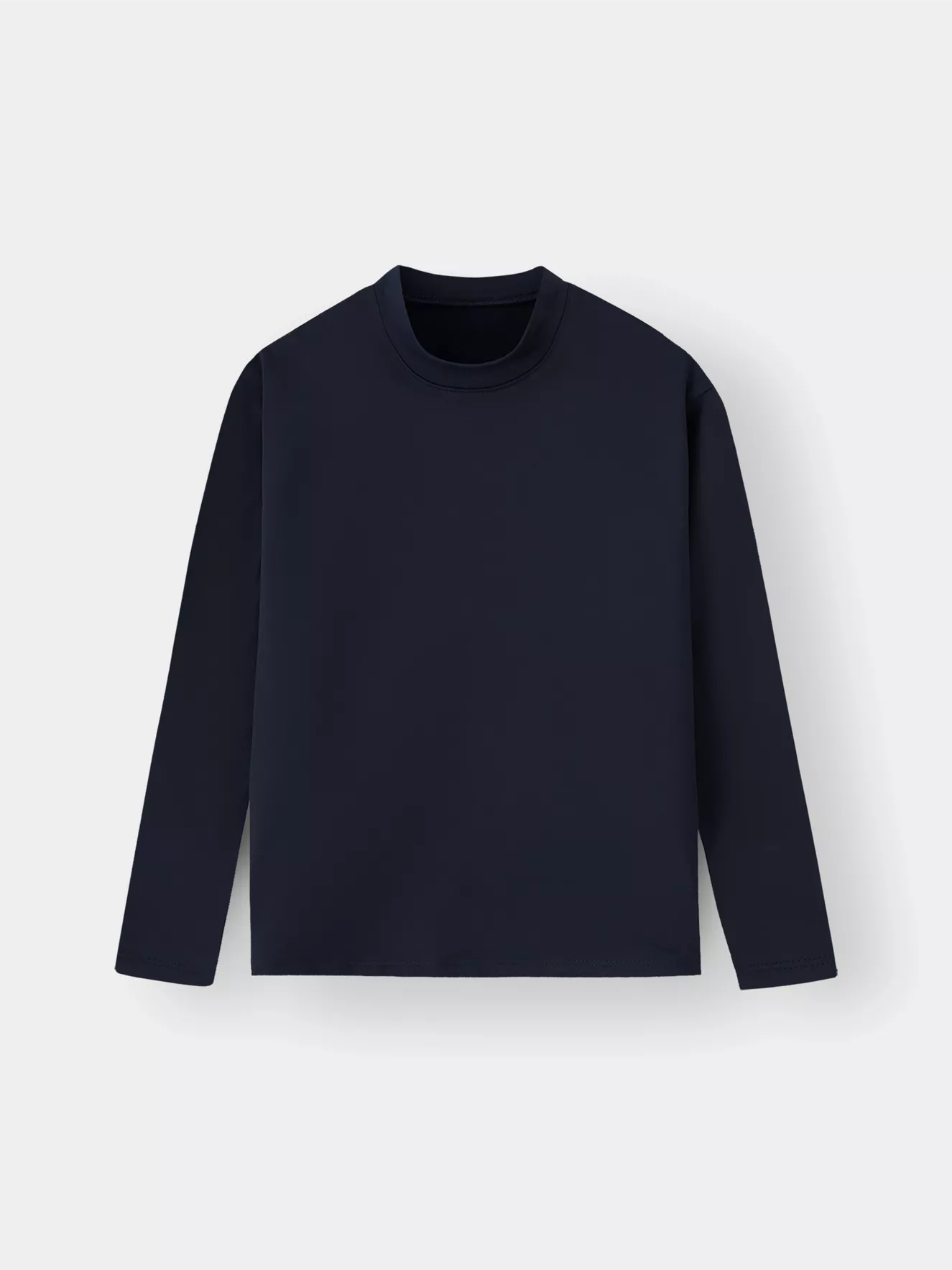 Áo Giữ Nhiệt Cổ 3 Phân Cho Bé Trai Bé Gái HEAT-TECH Extra-warm Lót Bông Nỉ K0AGN25006