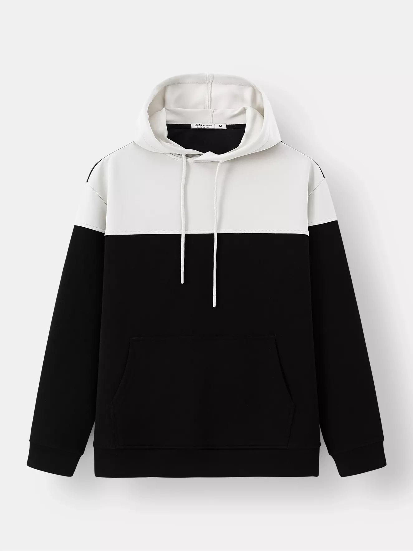 Áo Nỉ Nam Hoodie 5S Fashion Can Phối Phom Regular YBANH24011