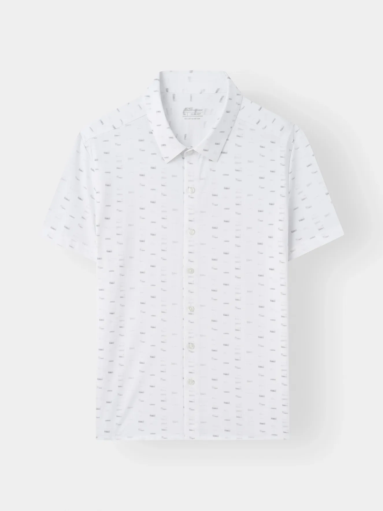 Áo Sơ Mi Nam Dệt Kim 5S Fashion Họa Tiết Co Giãn ASC25026