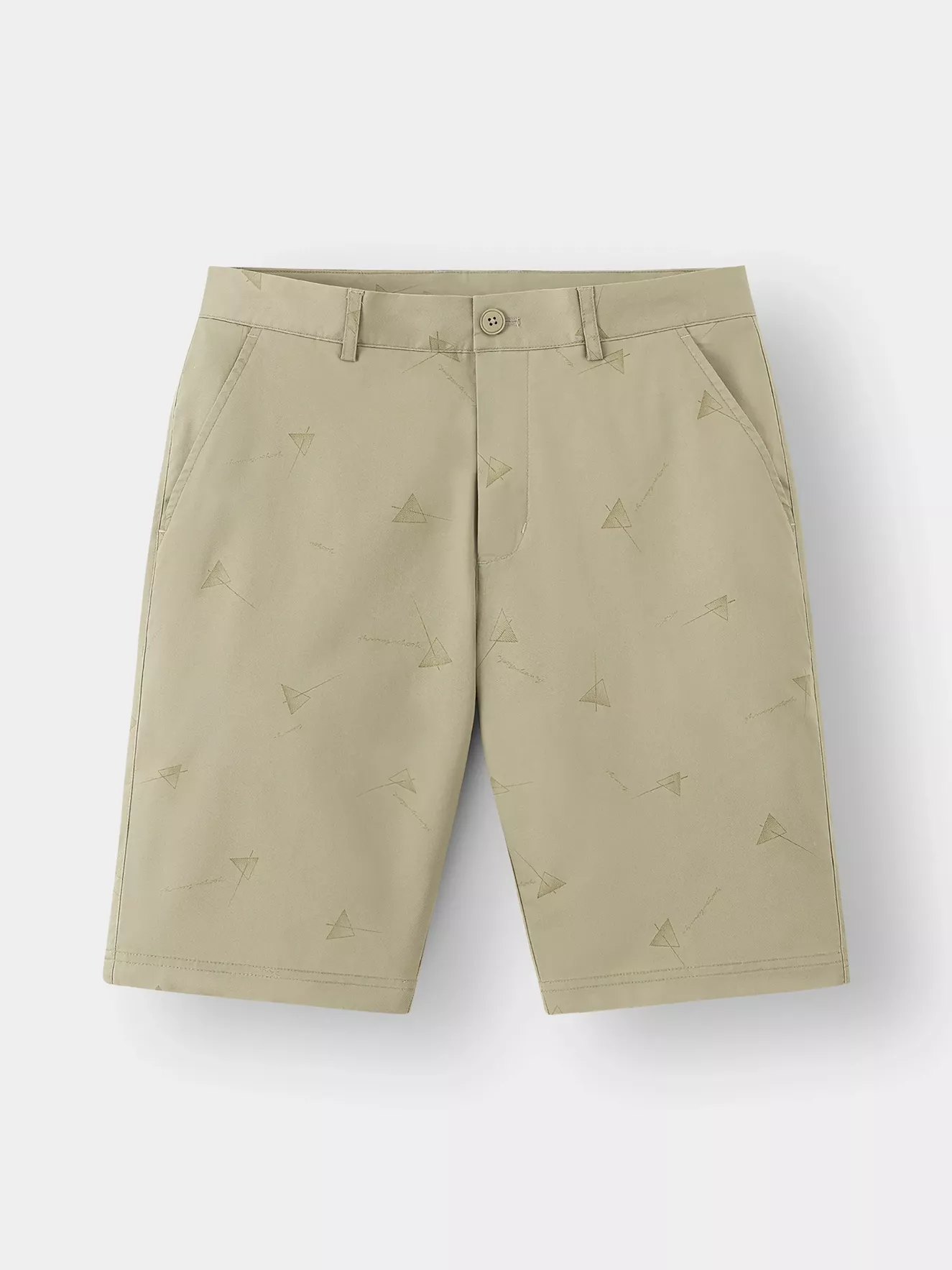 Quần Short Kaki Nam 5S Fashion Họa Tiết Cạp Cúc QSK24012