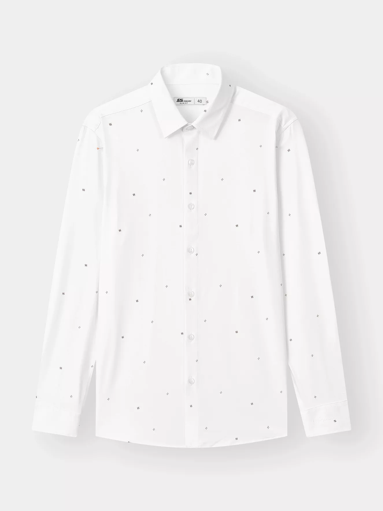 Áo Sơ Mi Nam Dài Tay 5S Fashion Họa Tiết Phom Slimfit M0ASM25013