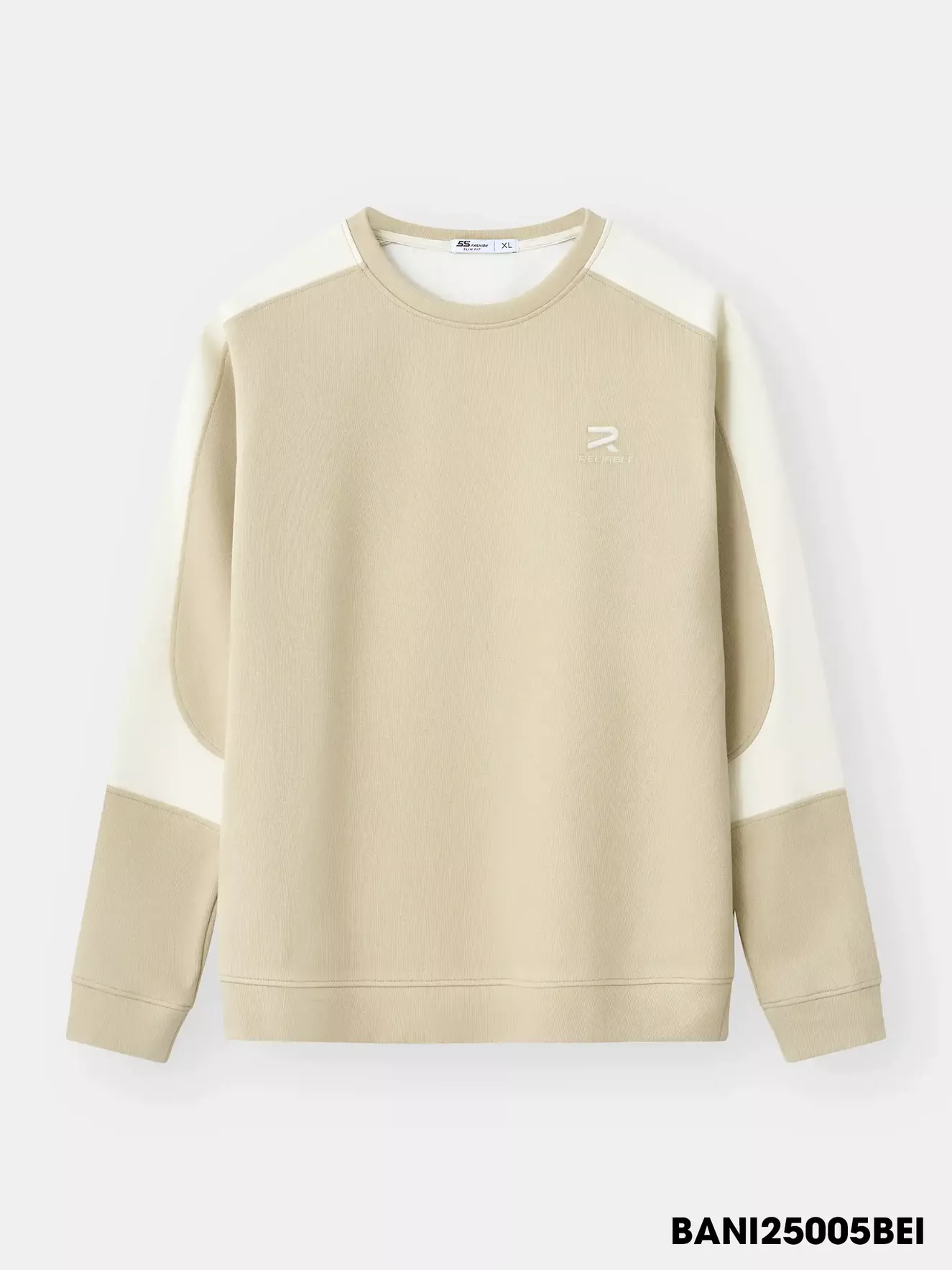 Áo Nỉ Nam RELIABLE S-WARM 5S Fashion Can Phối Slimfit MBANI25005