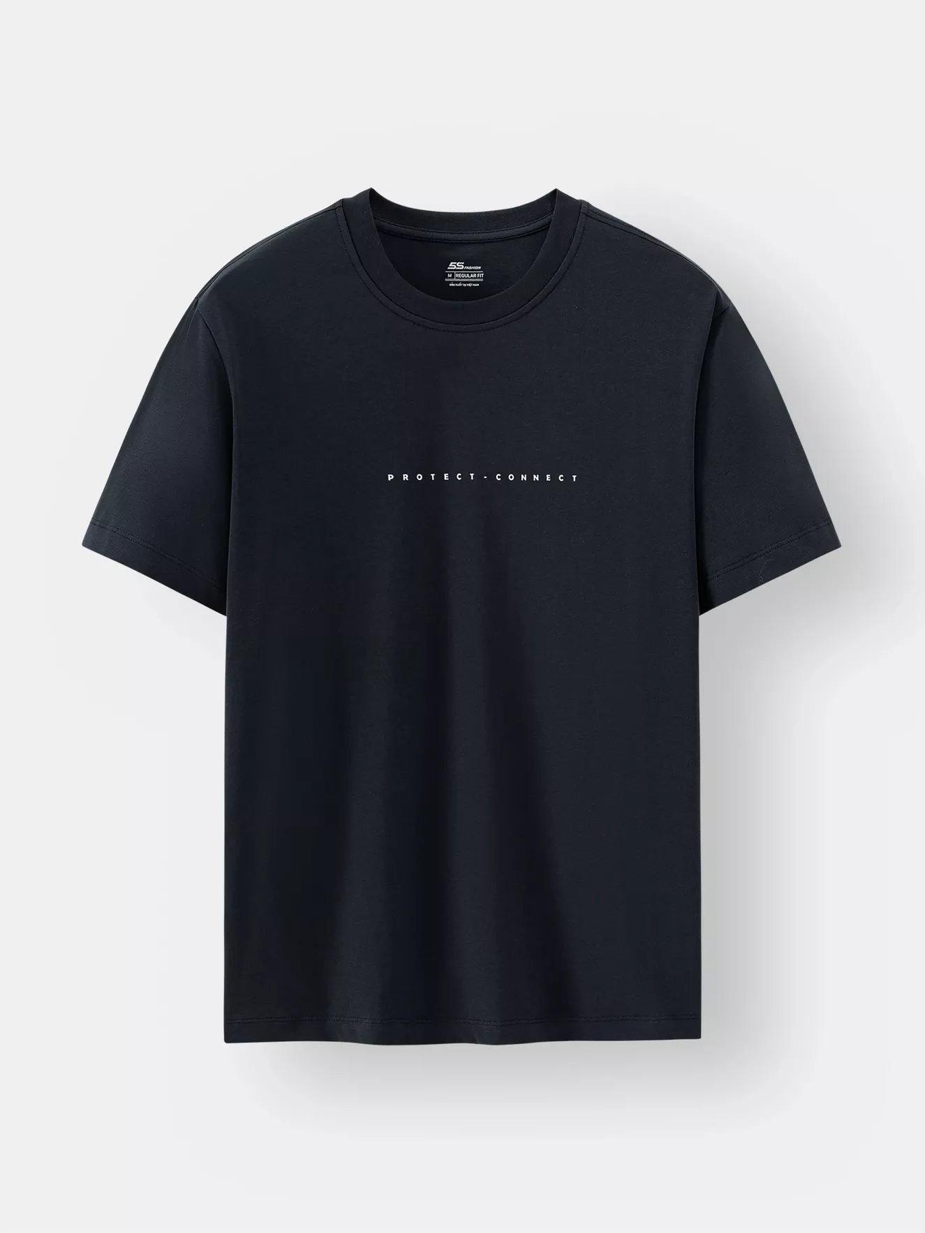 Áo Thun Nam 5S Fashion Cotton Basic Phom Regular ATS24034