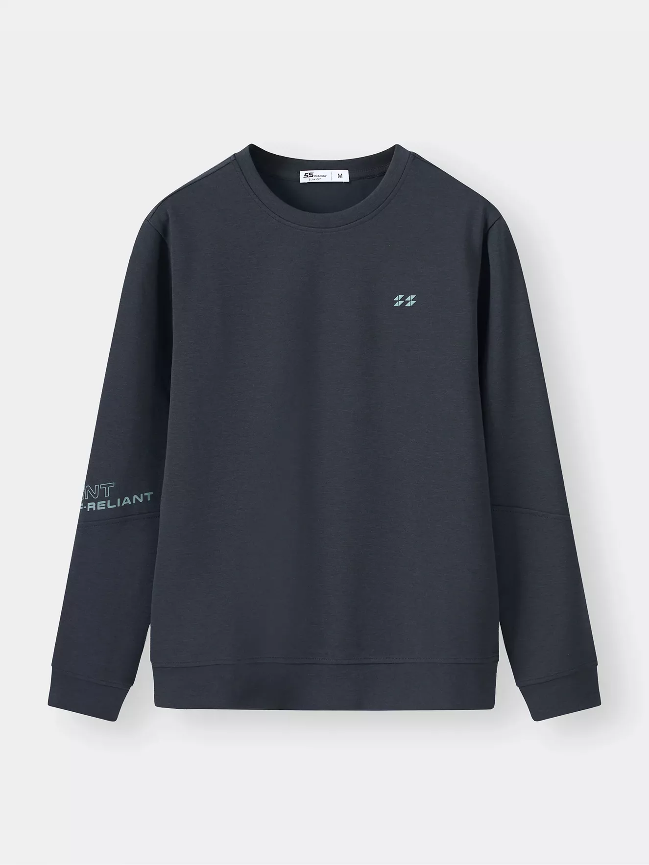 Áo Nỉ Nam 5S Fashion In Tay Phom Slimfit MBANI25003