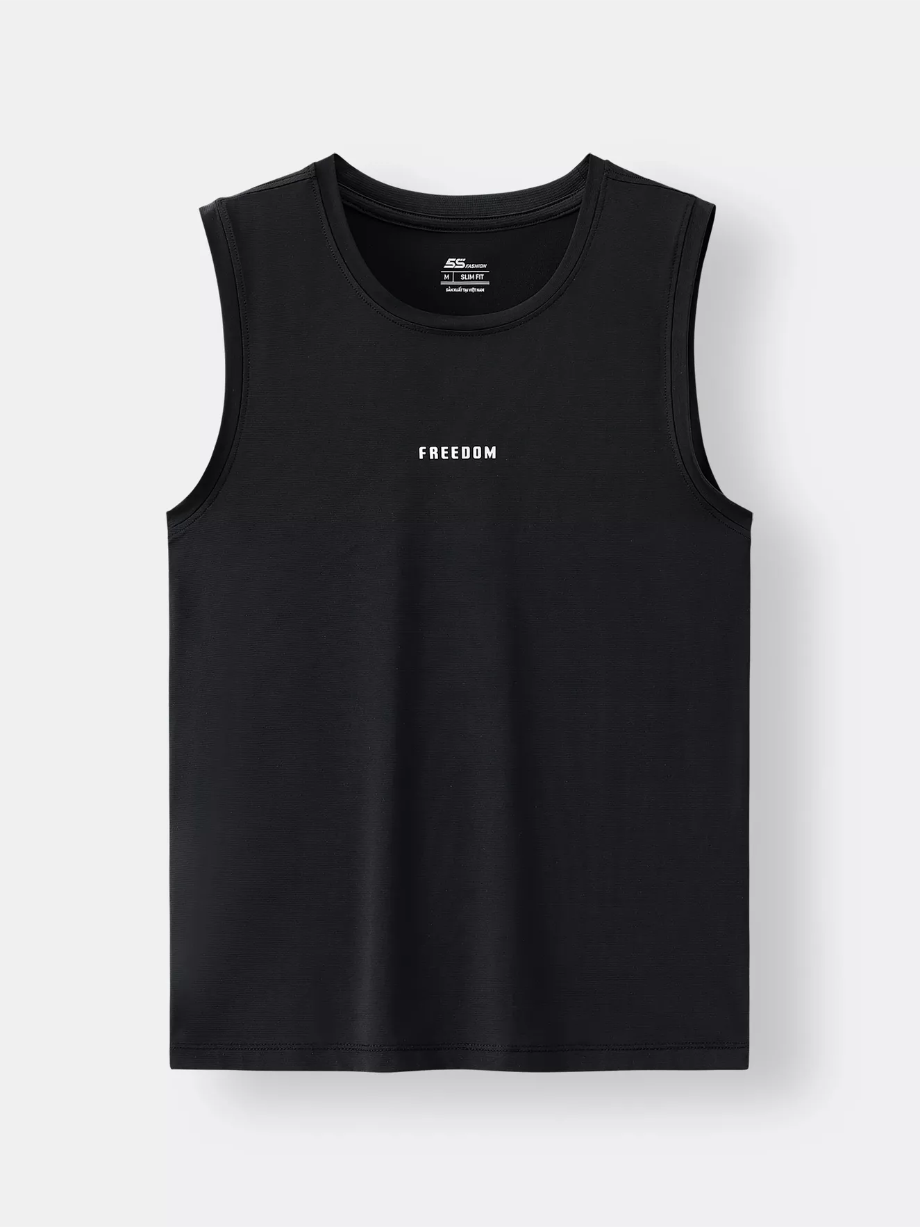 Áo Sát Nách Nam 5S Fashion In Chữ Phom Slimfit ASN25007