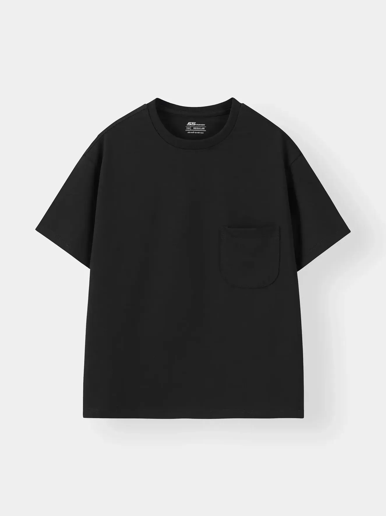 Áo Thun Bé Trai 5S Fashion Có Túi Ngực Phom Regular B0ATS26005