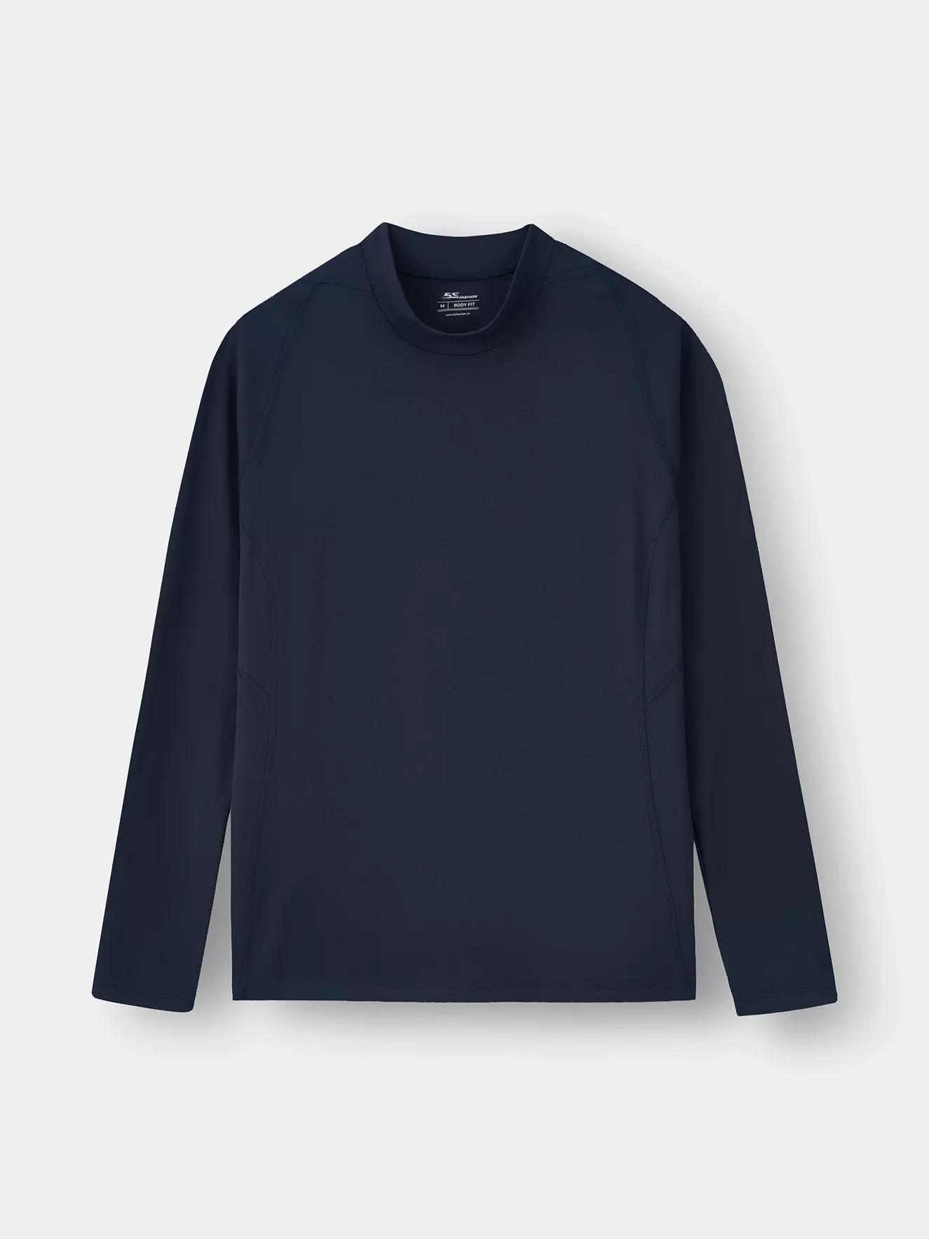 Áo Giữ Nhiệt Nam 5S Fashion Cổ 3 Phân Cao Cấp M0AGN25006