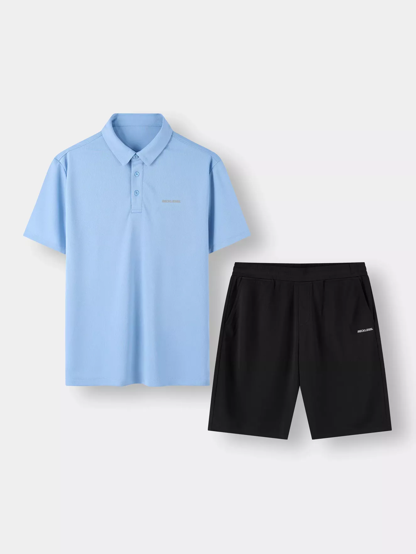 Bộ Polo Phối Short RECKLESSL 5S Fashion Phom Slimfit MBPL26008