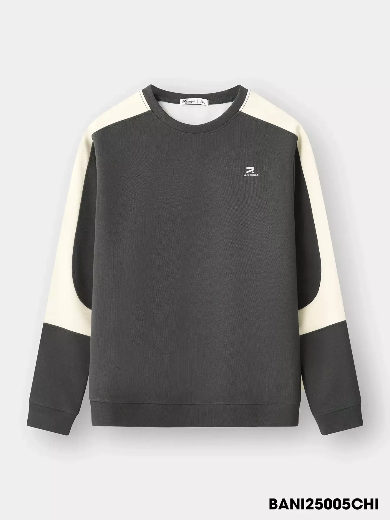 Áo Nỉ Nam RELIABLE S-WARM 5S Fashion Can Phối Slimfit MBANI25005