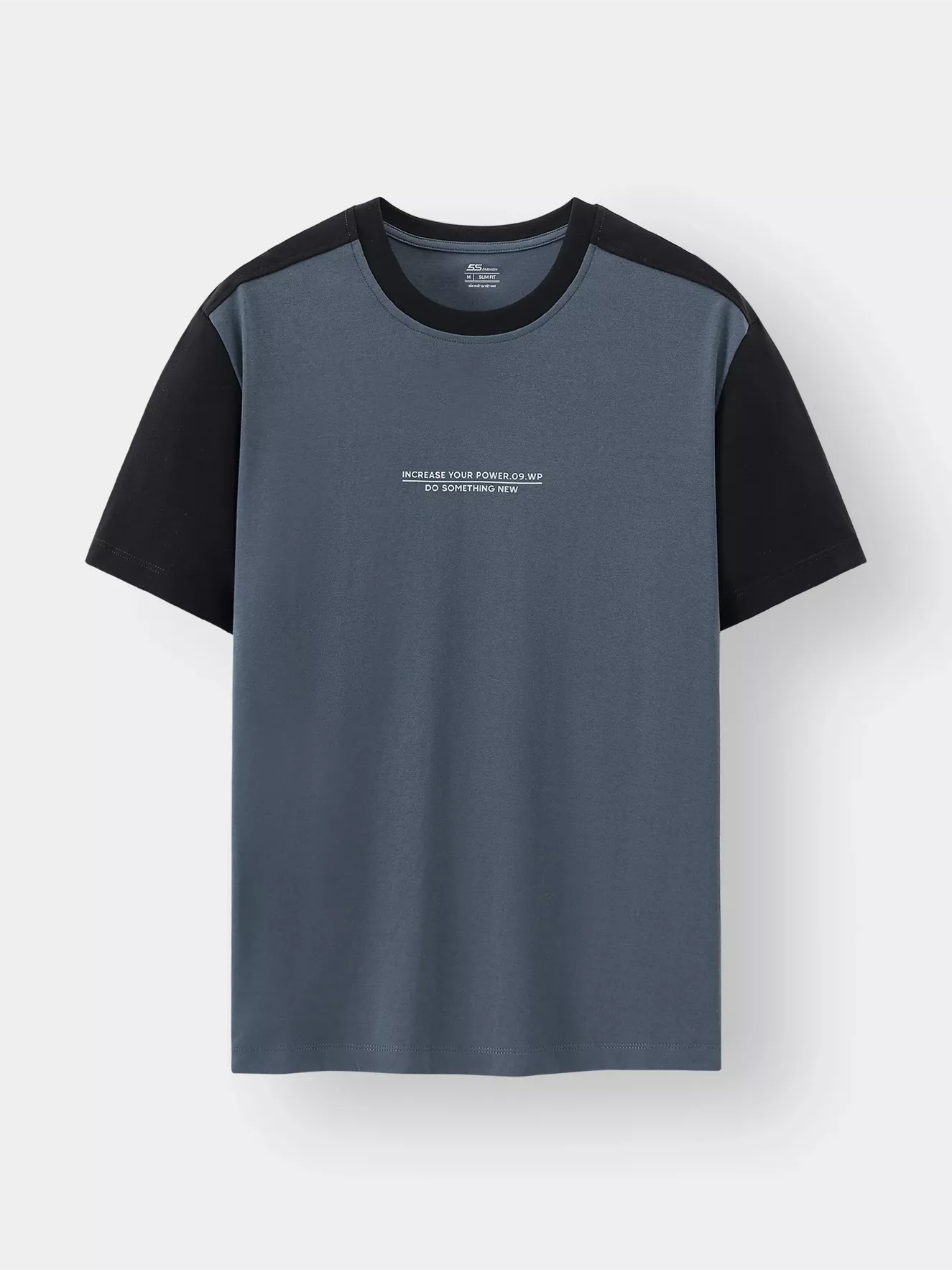 Áo Thun Nam Ngắn Tay 5S Fashion Tay Raglan Slimfit ATS24017