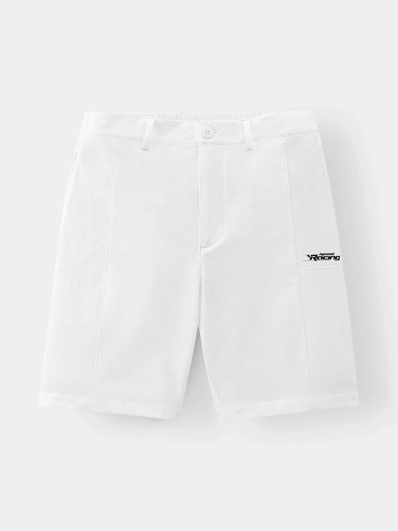 Quần Short Thể Thao Nam 5S Fashion Cạp Cúc Phối Chun In Phong Cách QST25002