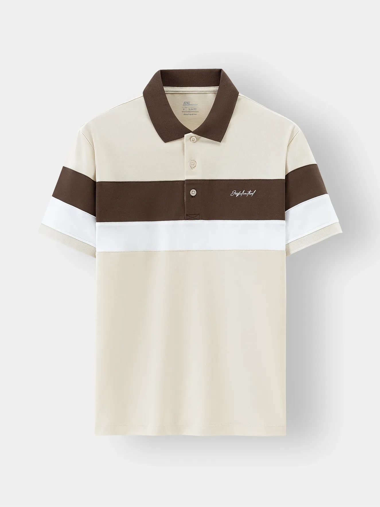 Áo Polo Nam 5S Fashion Can Phối Phom Slimfit APC24042