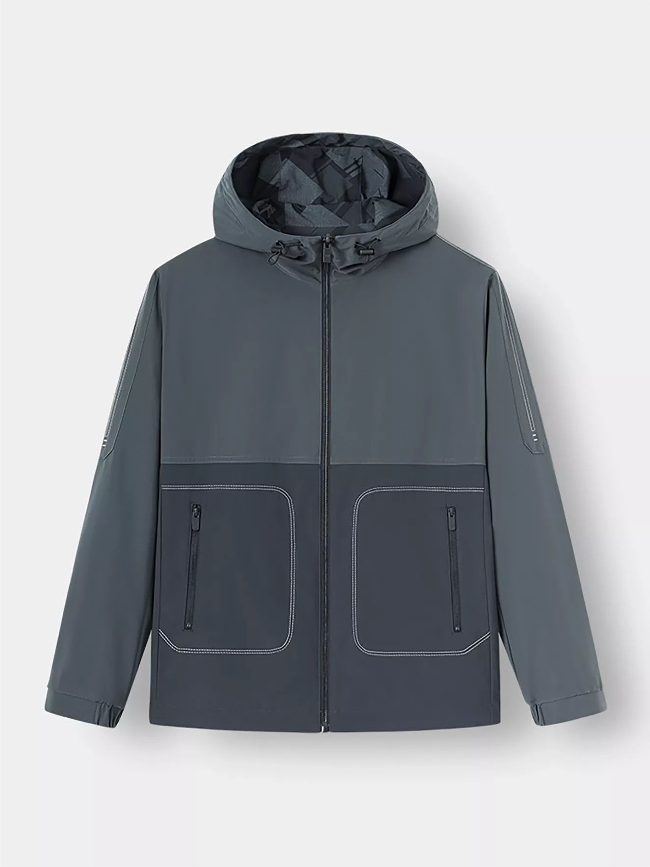 Áo Khoác Gió Nam Hai Mặt 5S Fashion Slimfit AKG23002