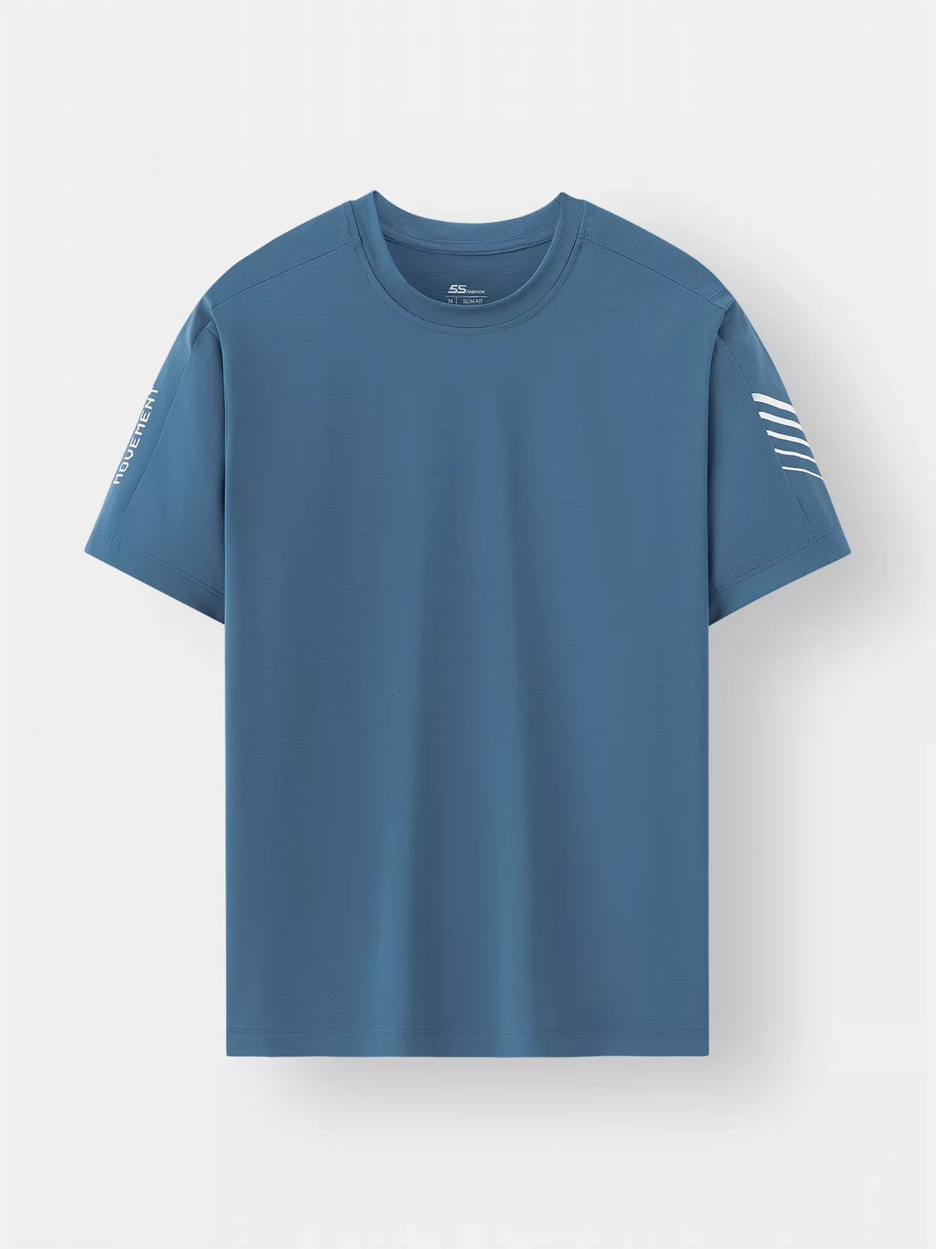 Áo Thun Nam Thể Thao 5S Fashion In Khỏe Khoắn Slimfit ATS25036