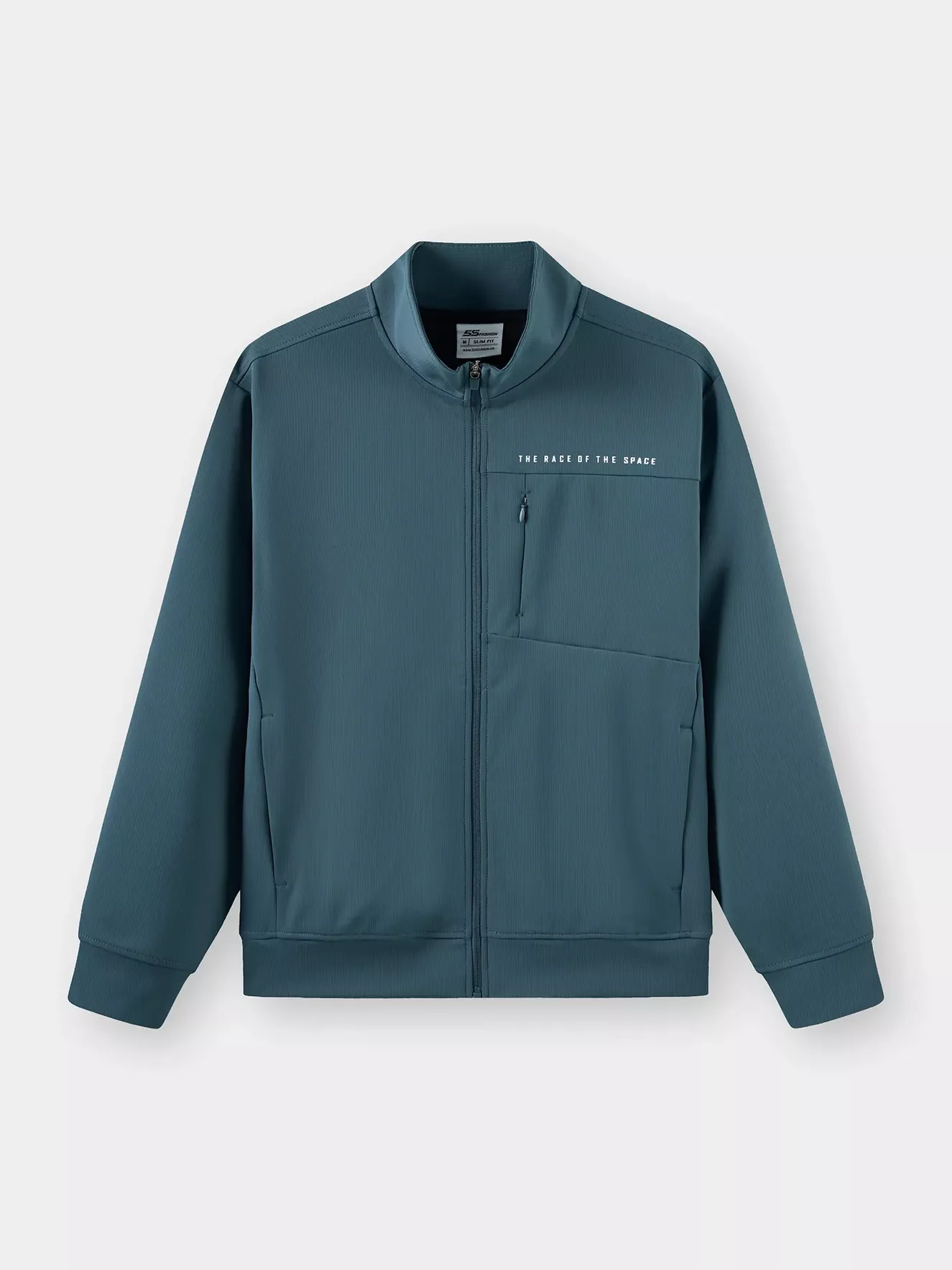 Áo Nỉ Nam Cổ Trụ Kéo Khóa 5S Fashion Phom Slimfit MBAKN25020