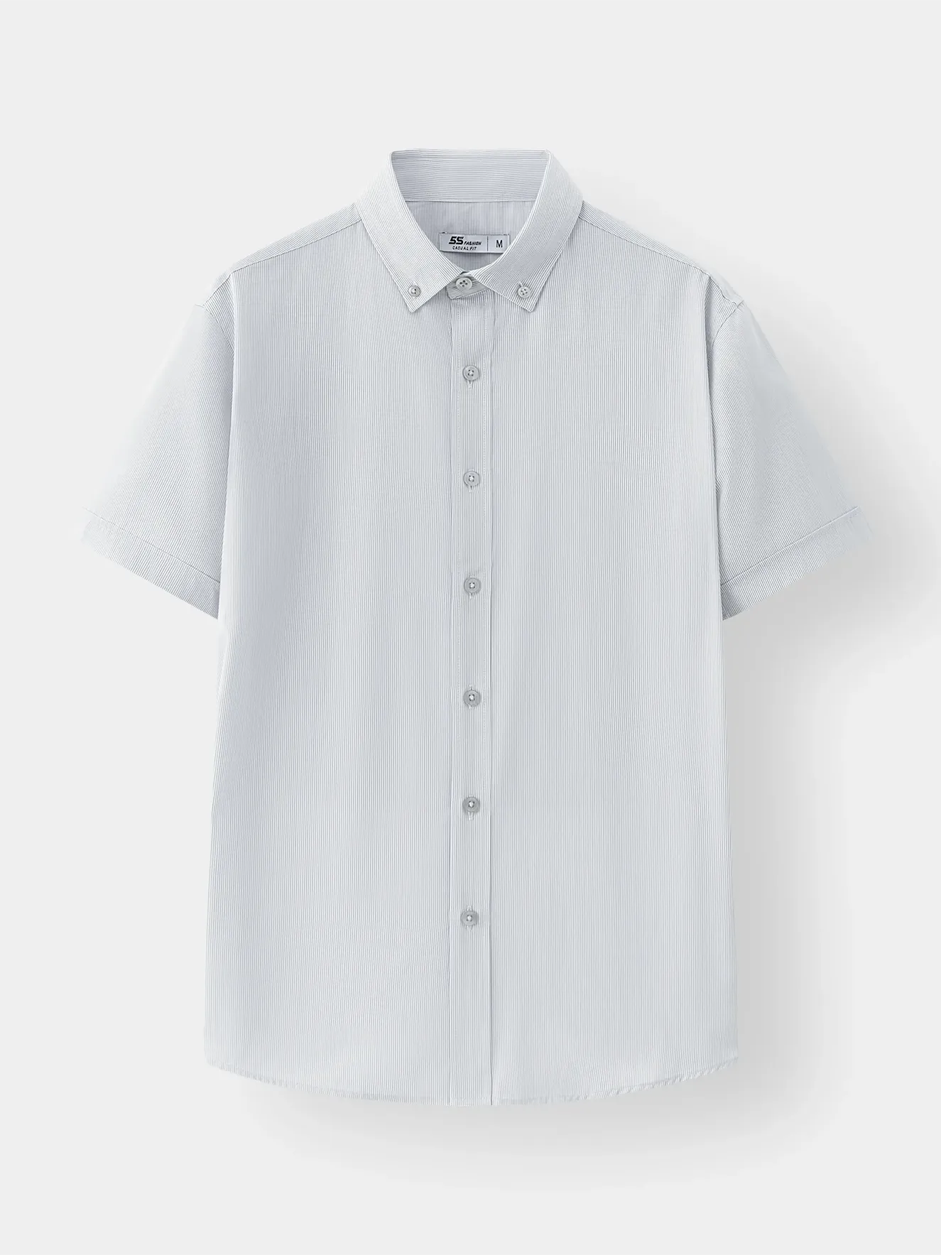 Áo Sơ Mi Nam Ngắn Tay 5S Fashion Casual Kẻ Sọc ASC25027