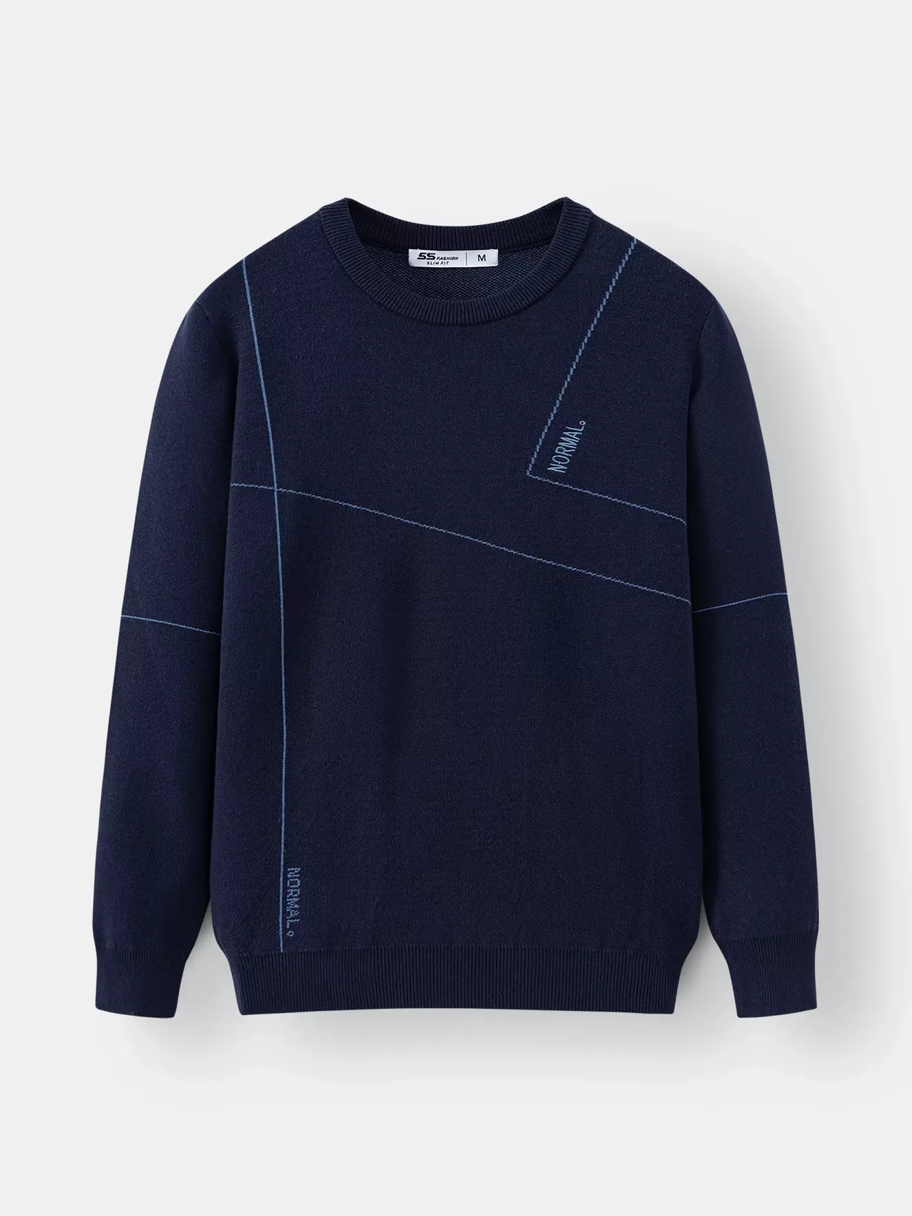 Áo Len Nam Họa Tiết 5S Fashion Phom Slimfit ALE24002