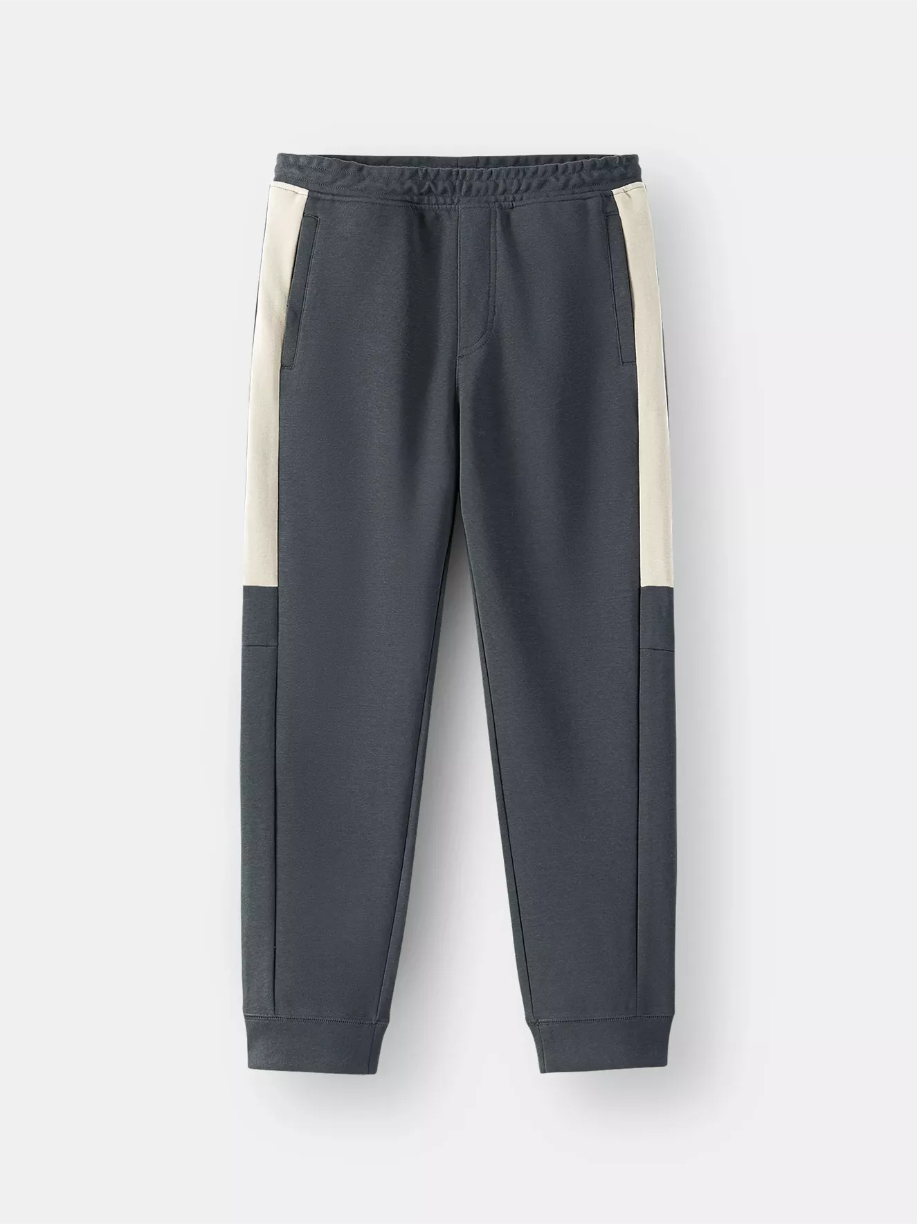 Quần Nỉ Nam Cạp Chun Can Phối 5S Fashion Slimfit BQNI24018