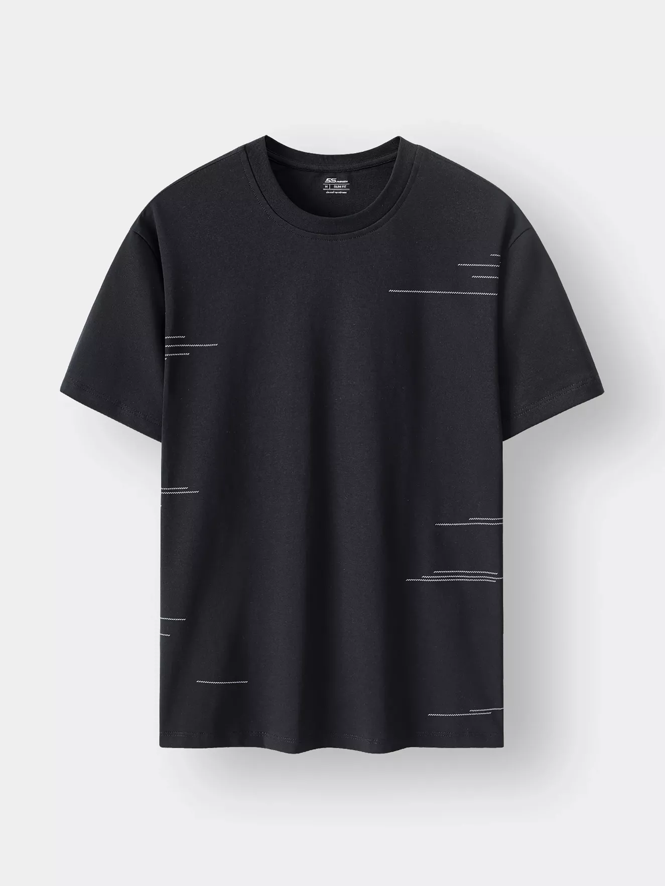 Áo Thun Nam Ngắn Tay 5S Fashion Họa Tiết Phom Slimfit ATS24007