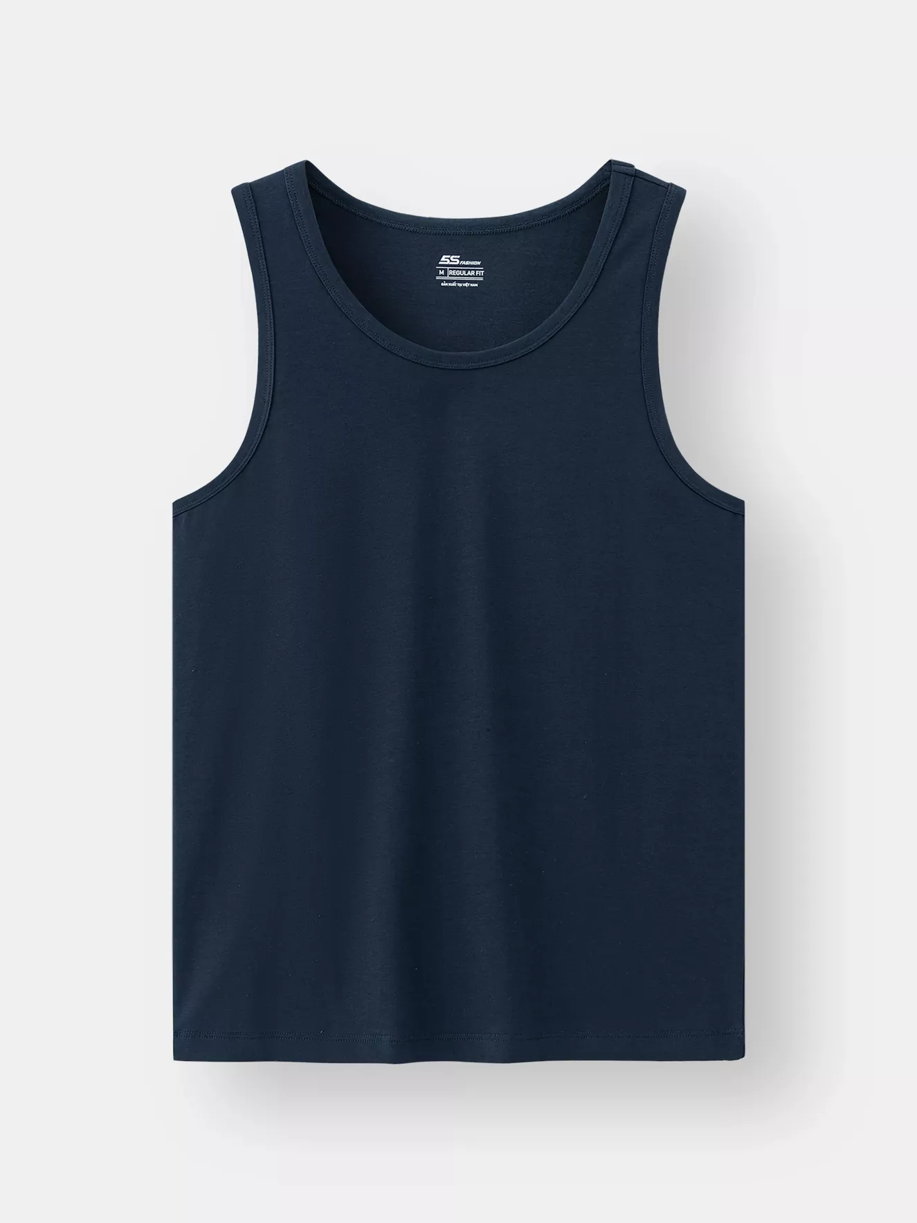 Áo Ba Lỗ Nam 5S Fashion Cotton Basic Phom Regular ABL25002