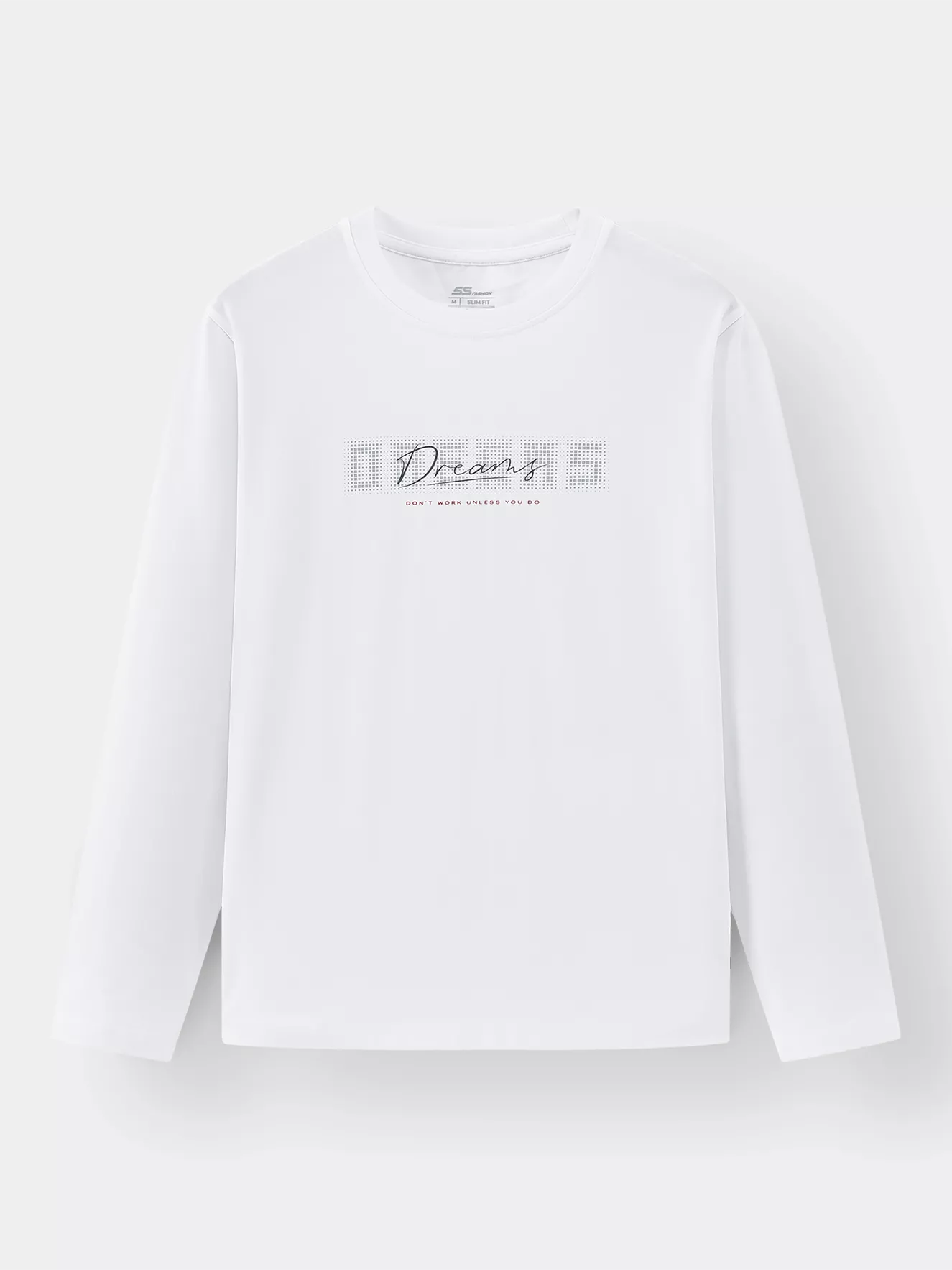 Áo Thun Nam Tay Dài Cotton 5S Fashion Phom Slimfit ATH24010