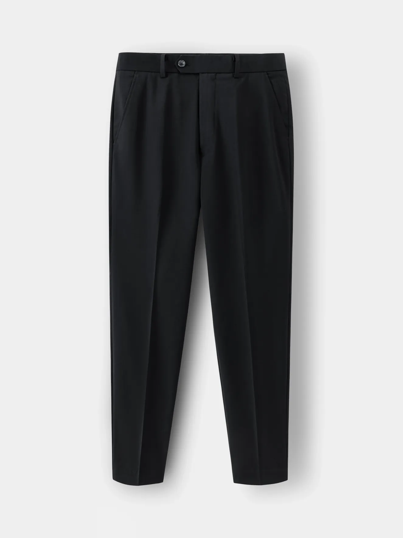 Quần Tây Nam 5S Fashion Trơn Màu Đen Slimfit QAU24163
