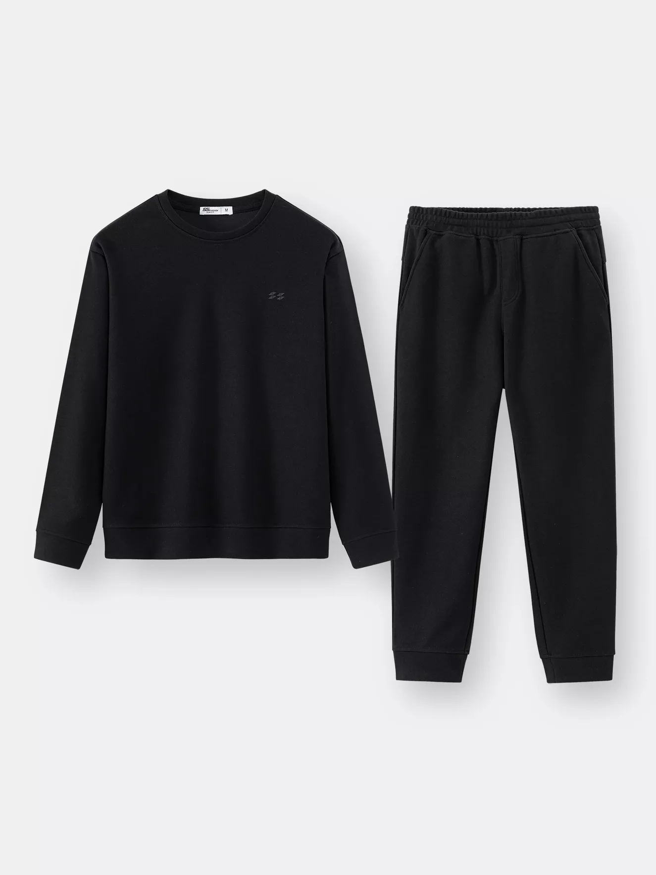 Bộ Quần Áo Nỉ Nam 5S Fashion Trơn Basic Slimfit BNI24001