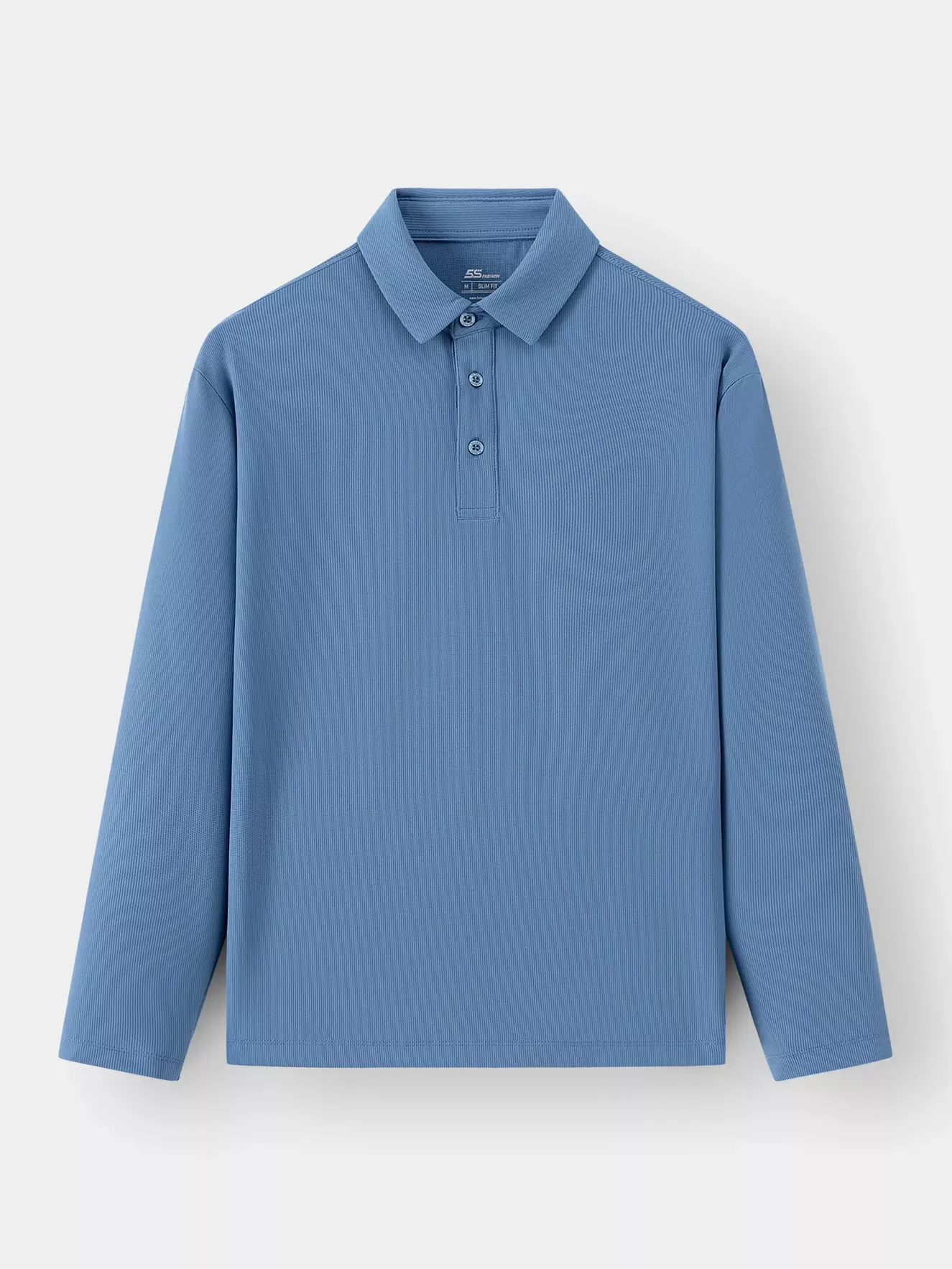 Áo Polo Nam Tay Dài 5S Fashion Phom Slimfit Trơn Basic APD24006