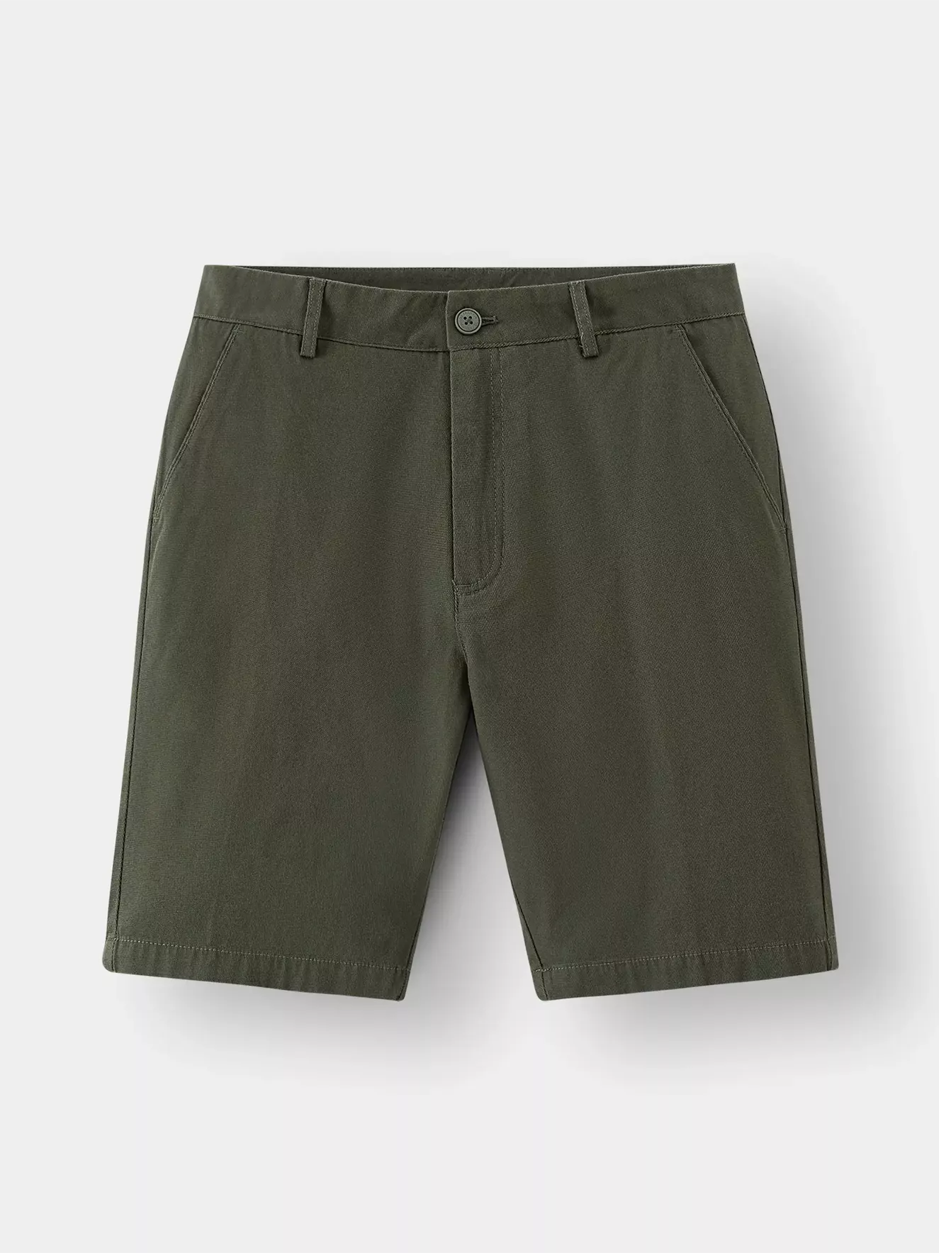 Quần Short Kaki Nam Cotton Trơn Basic Phom Slimfit QSK24021