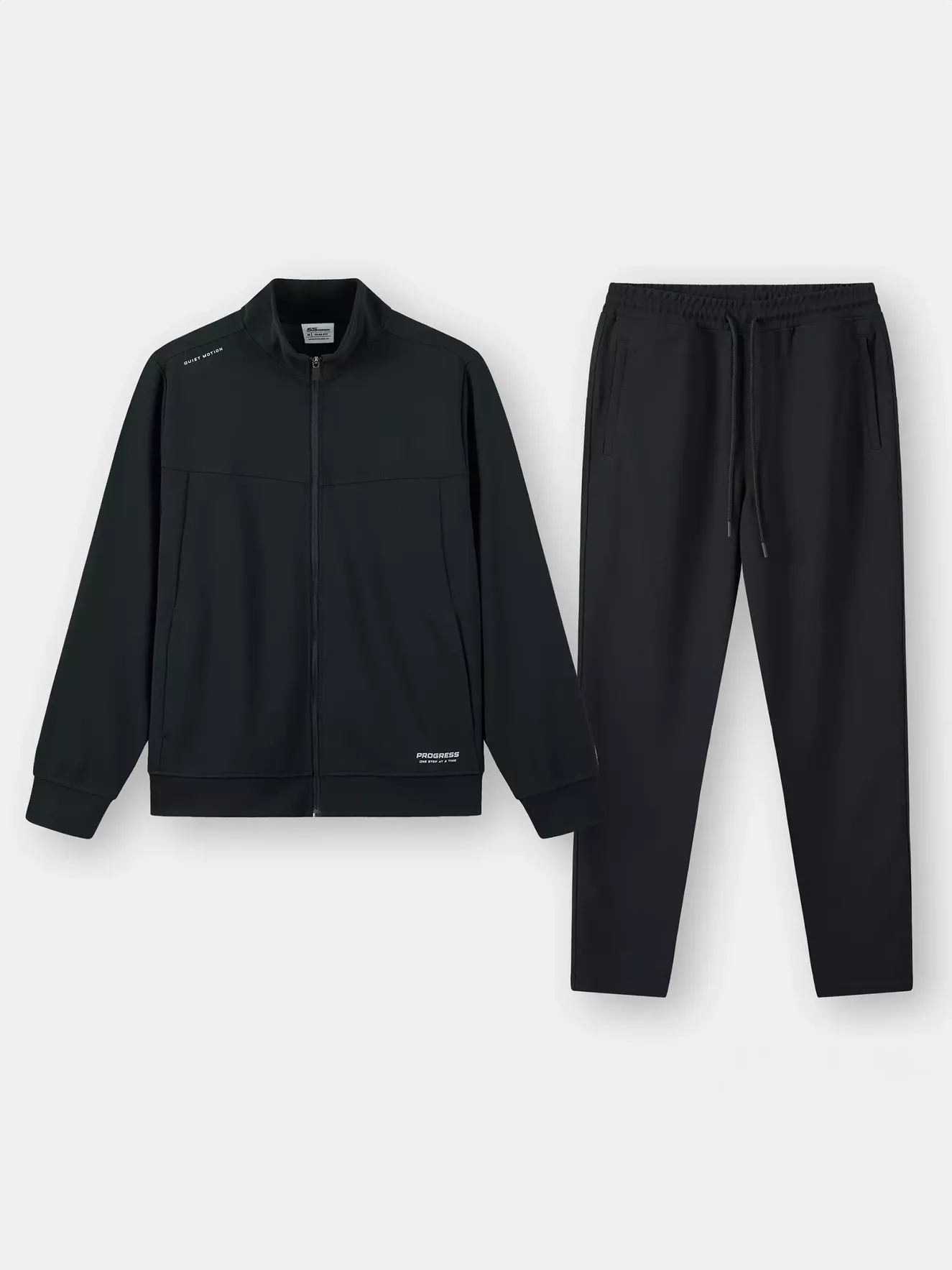 Bộ Nỉ Khóa Nam 5S Fashion In Cap Cấp Phong Cách Khỏe Khoắn MBNK25018