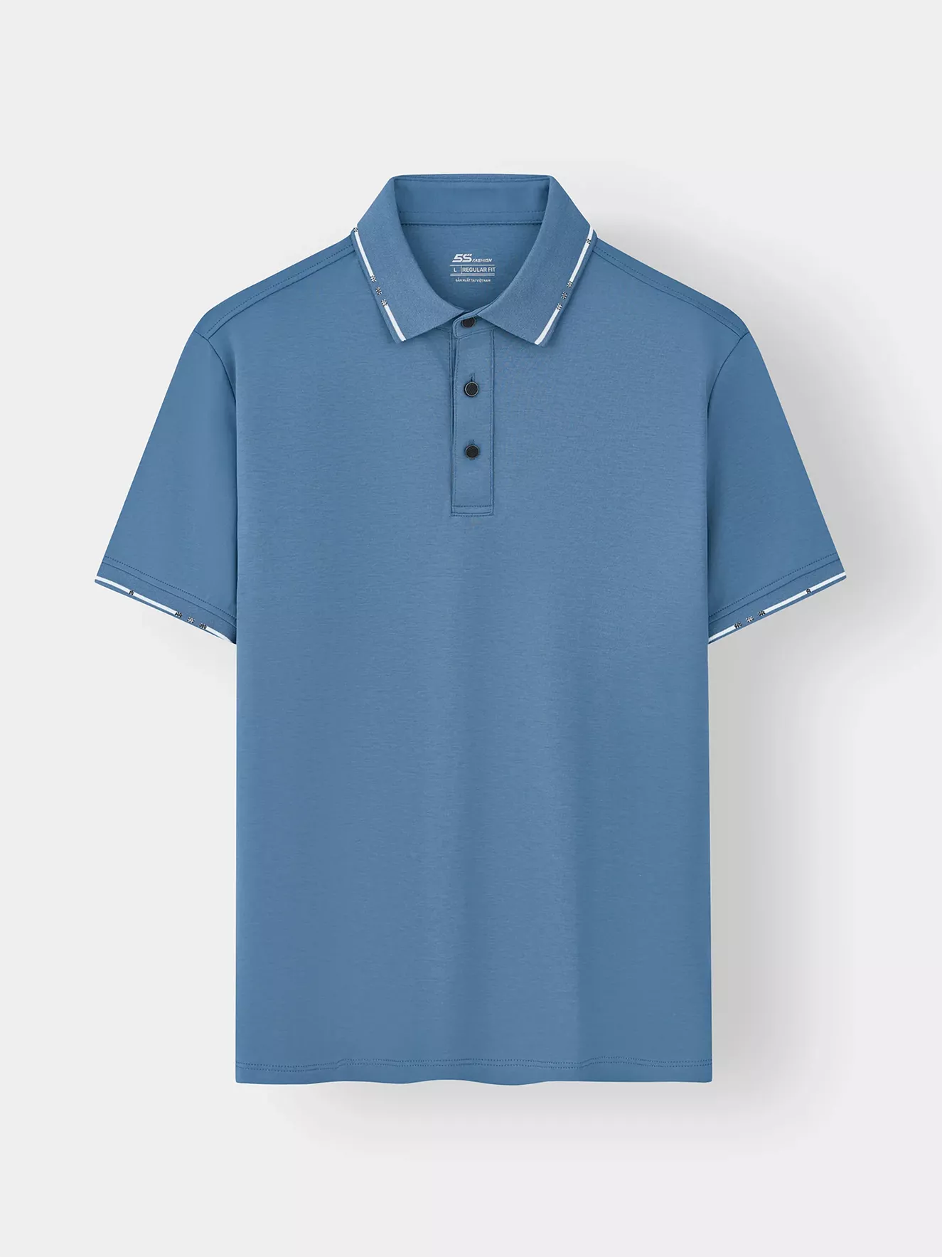 Áo Polo Nam 5S FASHION 100% Cotton Phom Regular APC25024