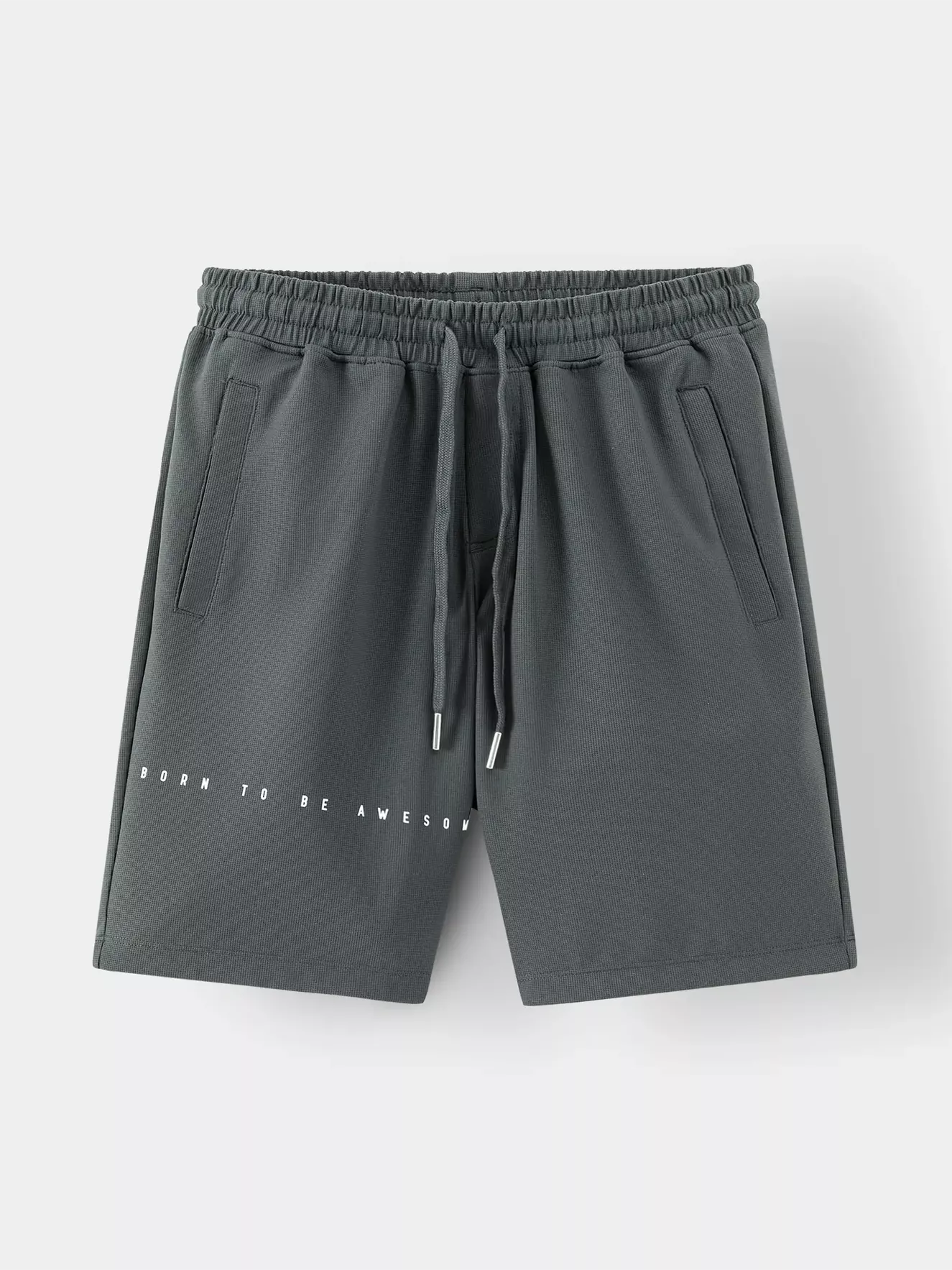 Quần Short Casual Nam 5S Fashion In Chữ Nổi Bật QSC24016