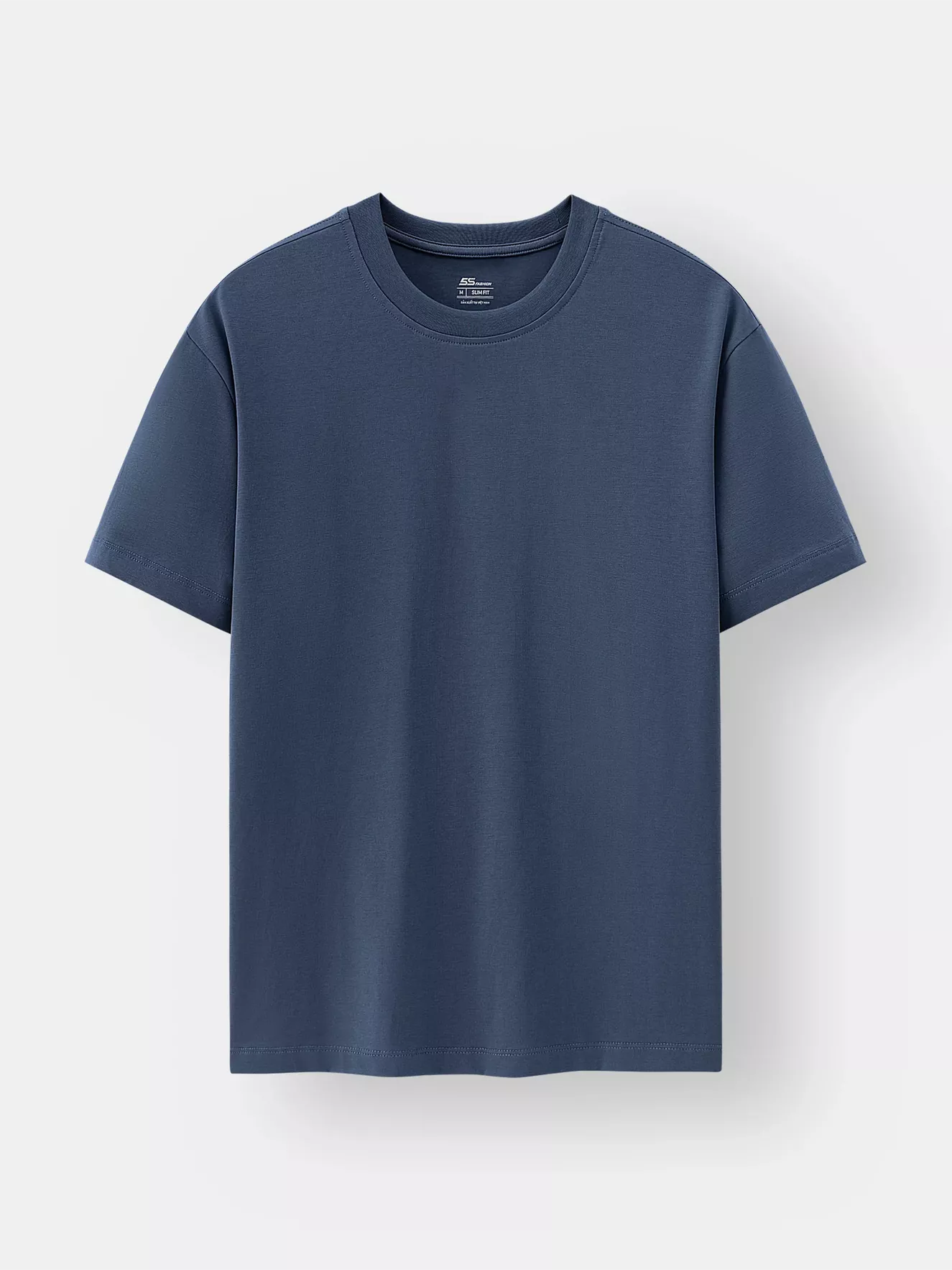 Áo Thun Nam 5S Fashion SMART-COTTON Phom Slimfit ATS25045