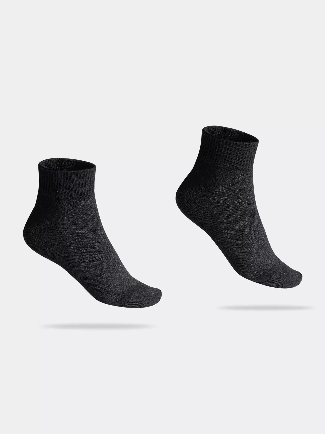 Tất Nam Cotton Cổ Lửng 5S Fashion Dệt Họa Tiết TAT24006