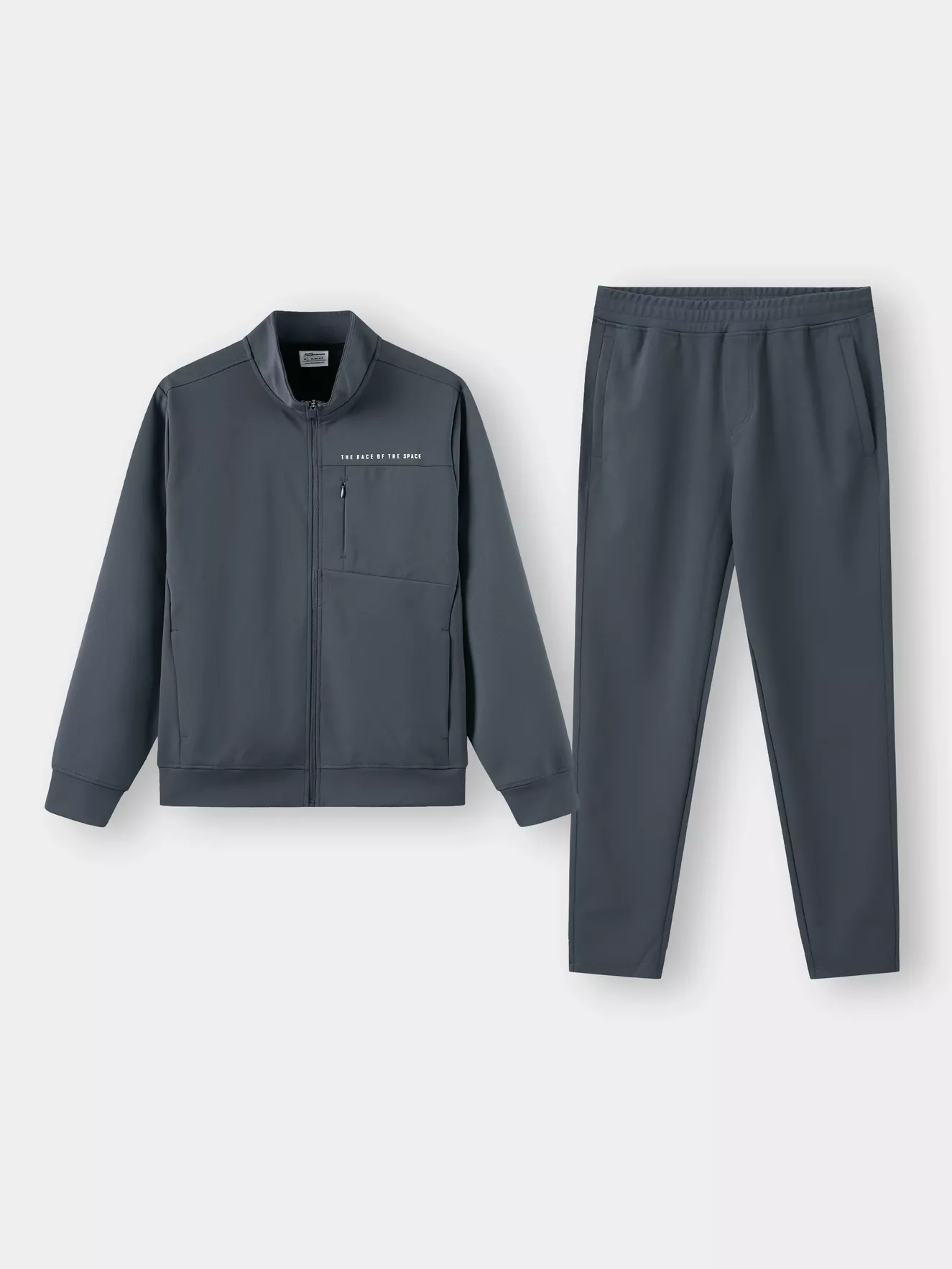 Set Bộ Nỉ Khóa Nam Cổ Trụ 5S Fashion Dệt Hiệu Ứng Phom Slimfit MBNK25020