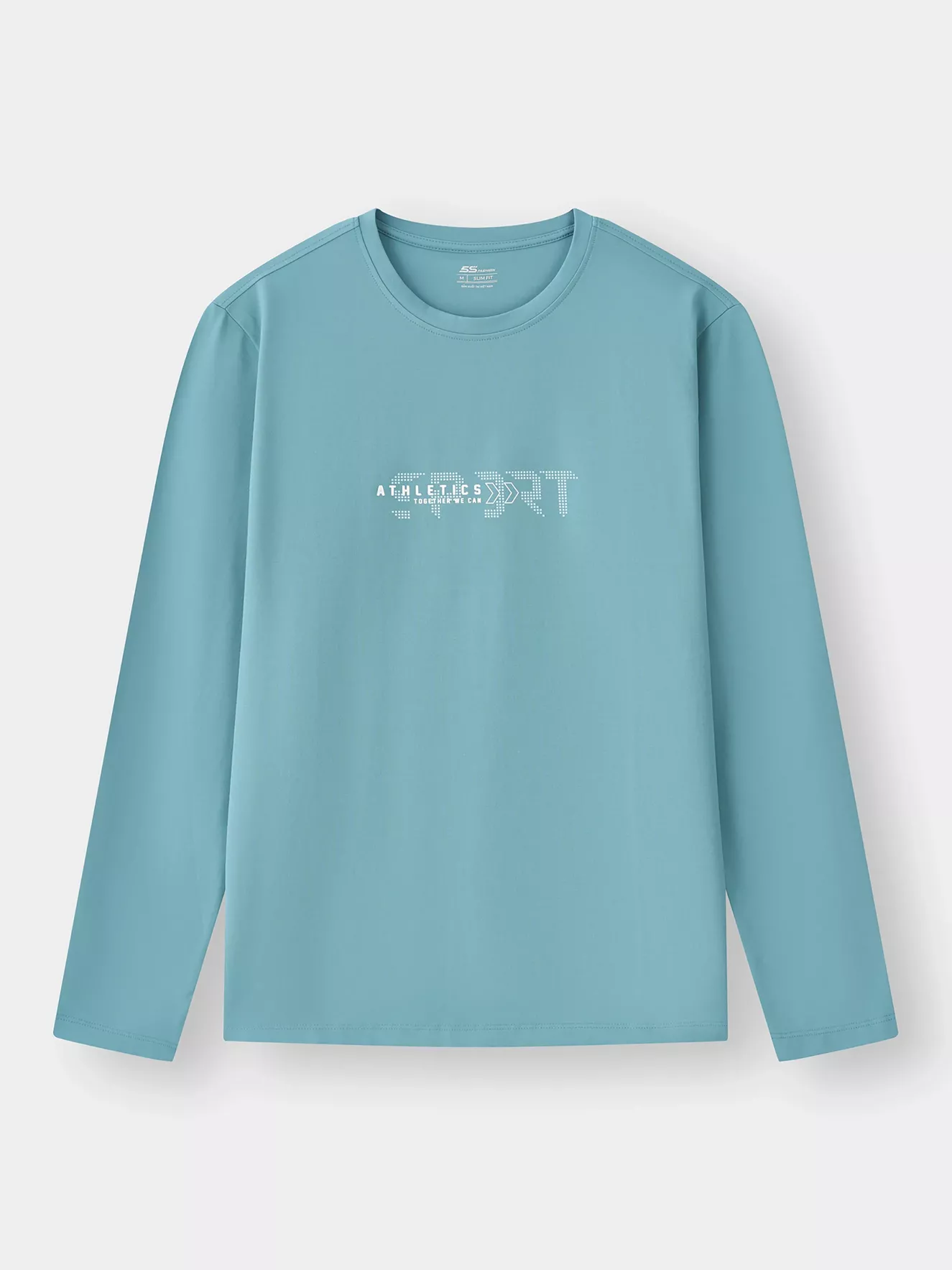 Áo Thun Nam Dài Tay ATHLETICS 5S FASHION Phom Slimfit M0ATH25002