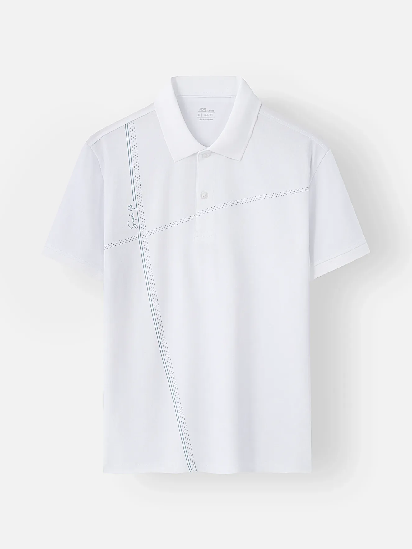 Áo Polo Nam 5S Fashion Phom Slimfit Thiết Kế Lịch Lãm APC25085