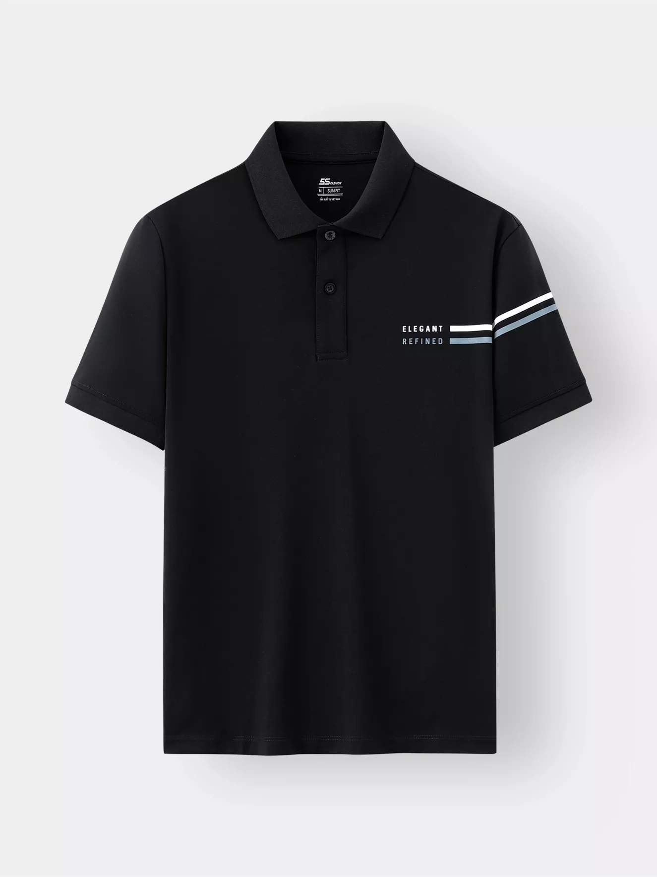 Áo Polo Nam 5S Fashion Elegant In Đơn Giản Slimfit APC25044