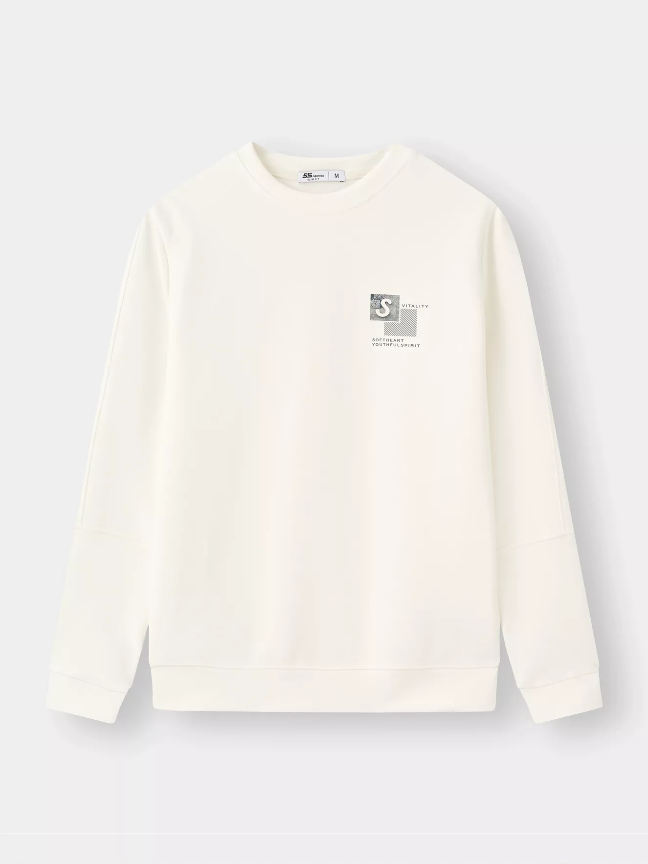 Áo Nỉ Nam 5S FASHION Vải Cao Cấp In Basic Slimfit M0ANI25007