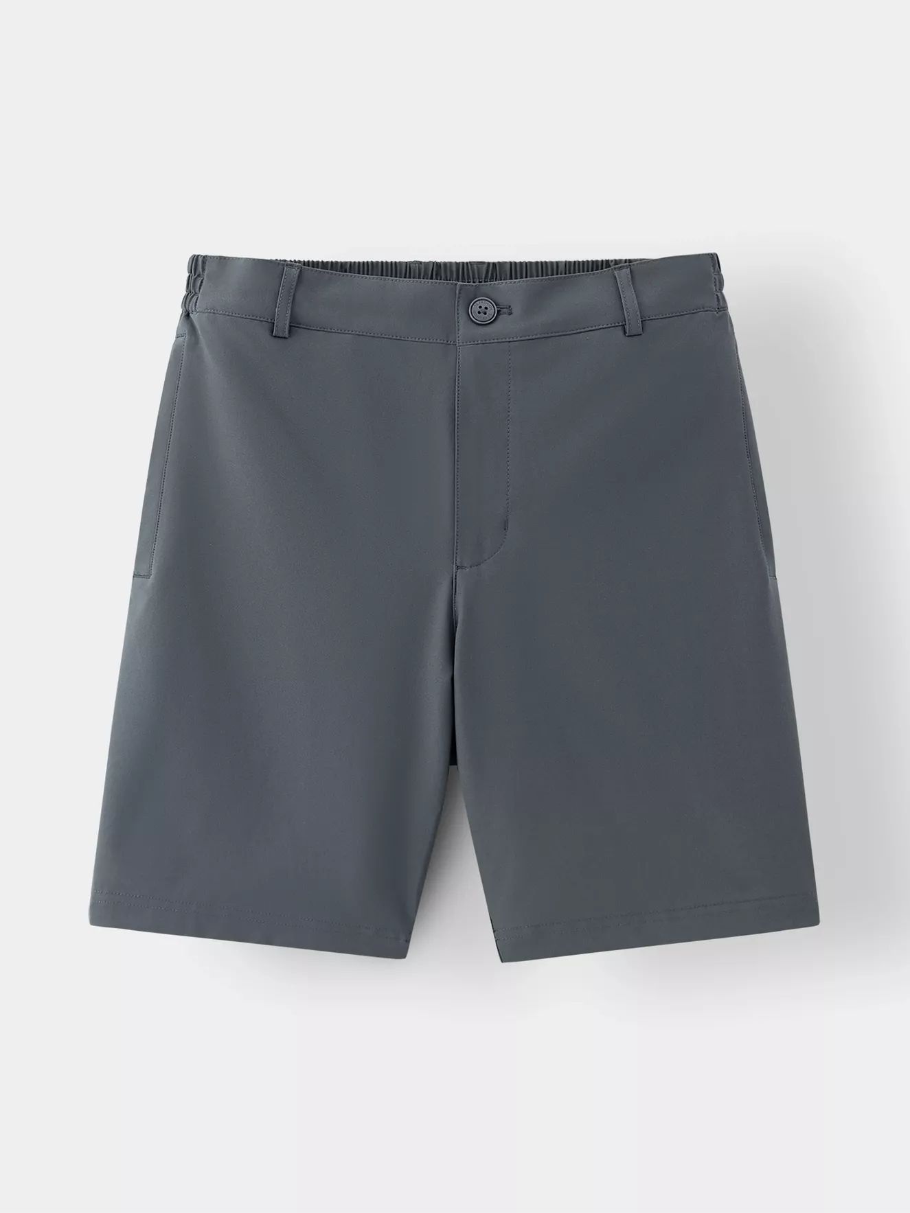 Quần Short Thể Thao Nam 5S Fashion Cạp Cúc Phối Chun Trơn QST25015