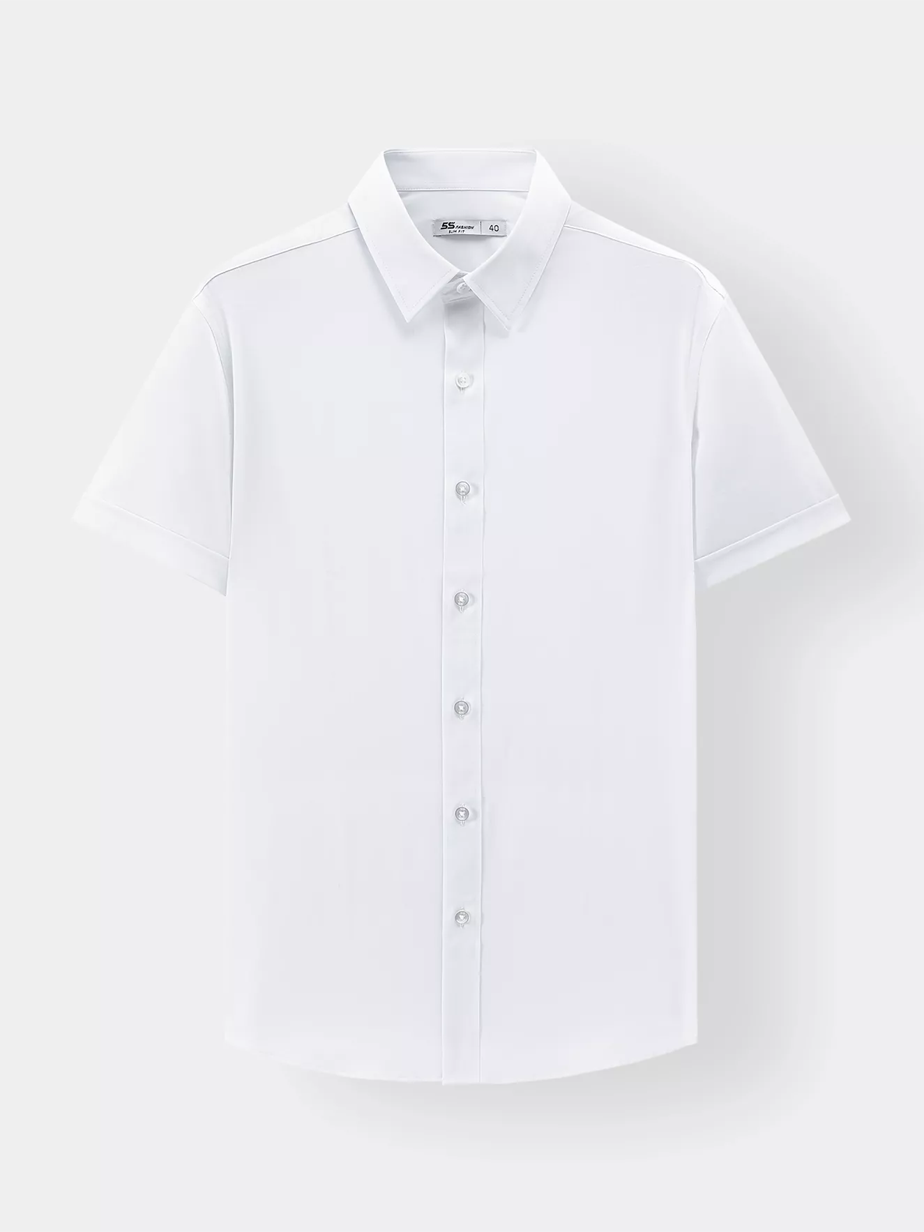 Áo Sơ Mi Nam Ngắn Tay 5S Fashion Họa Tiết Phom Slimfit ASC24046