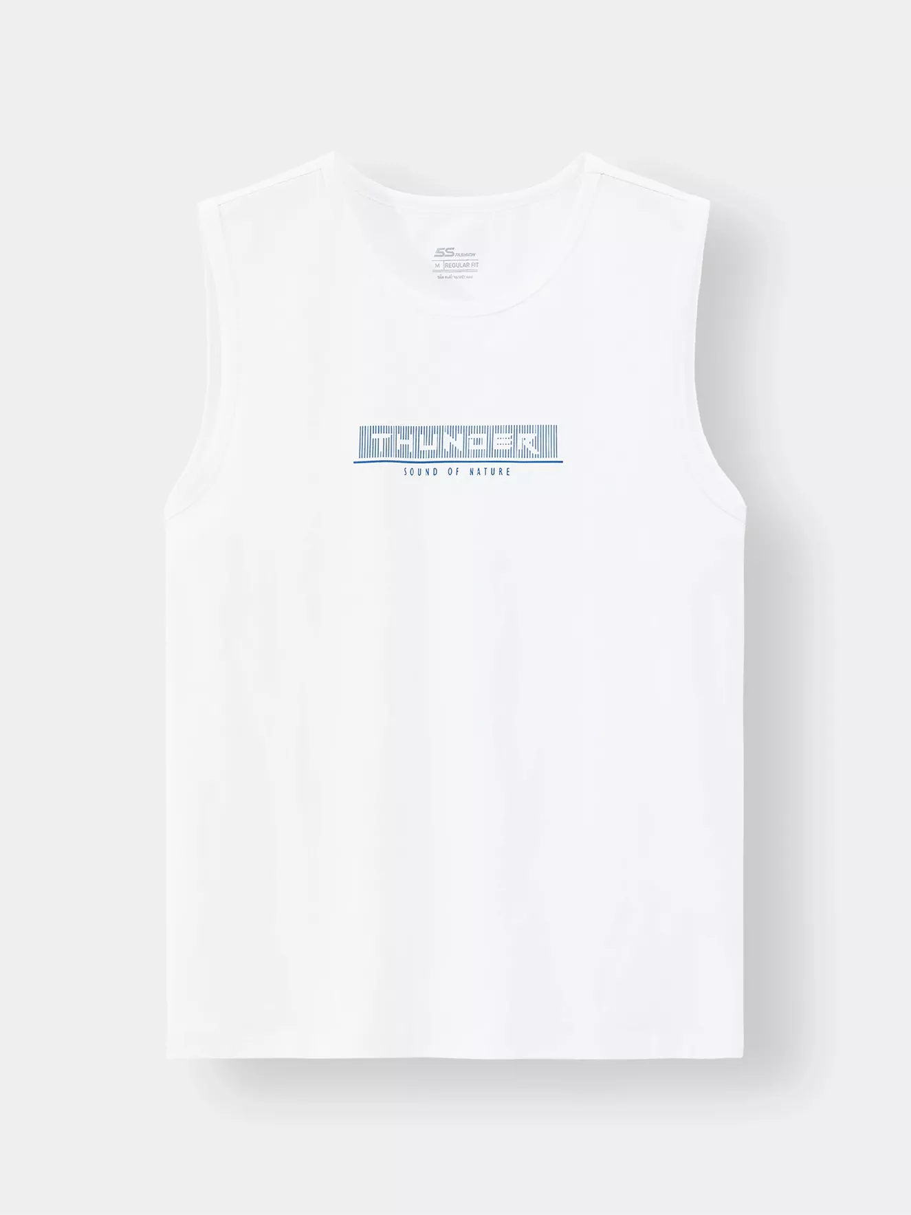 Áo Sát Nách Nam 5S Fashion In Chữ Regular ASN24013