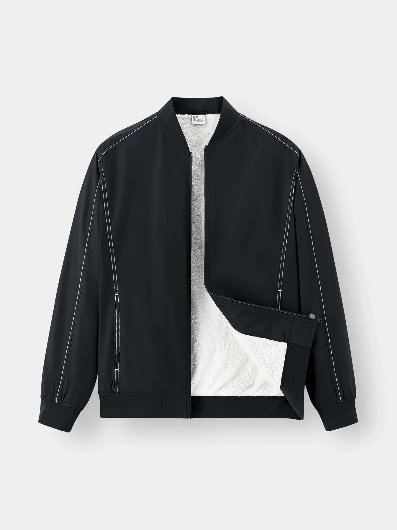 Áo Khoác Bomber Nam 2 Lớp Lót Lông 5S Fashion AKB23009