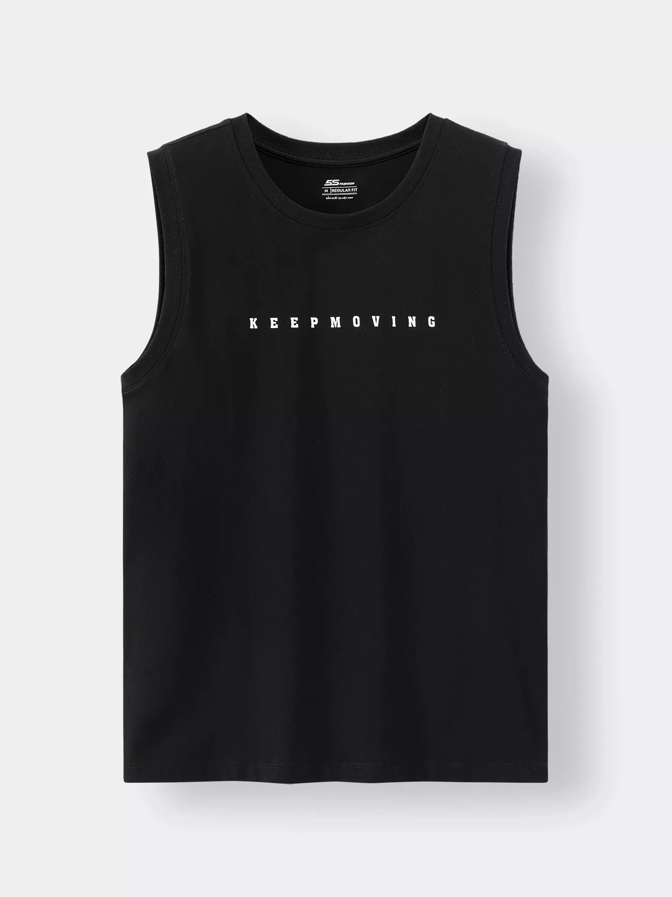 Áo Sát Nách Nam 5S Fashion In Chữ Regular ASN24005